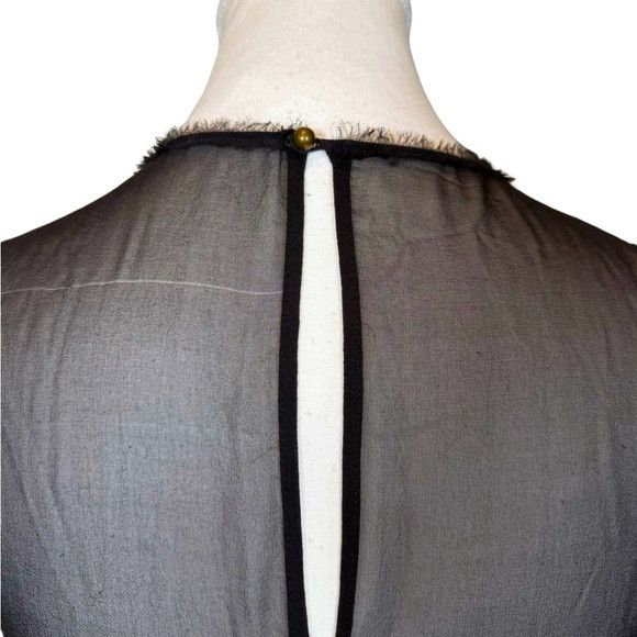 Diane von Furstenberg VTG Diane von Furstenberg DVF Black Lace Sheer Mini Dress Size M / US 6-8 / IT 42-44 - 7 Thumbnail
