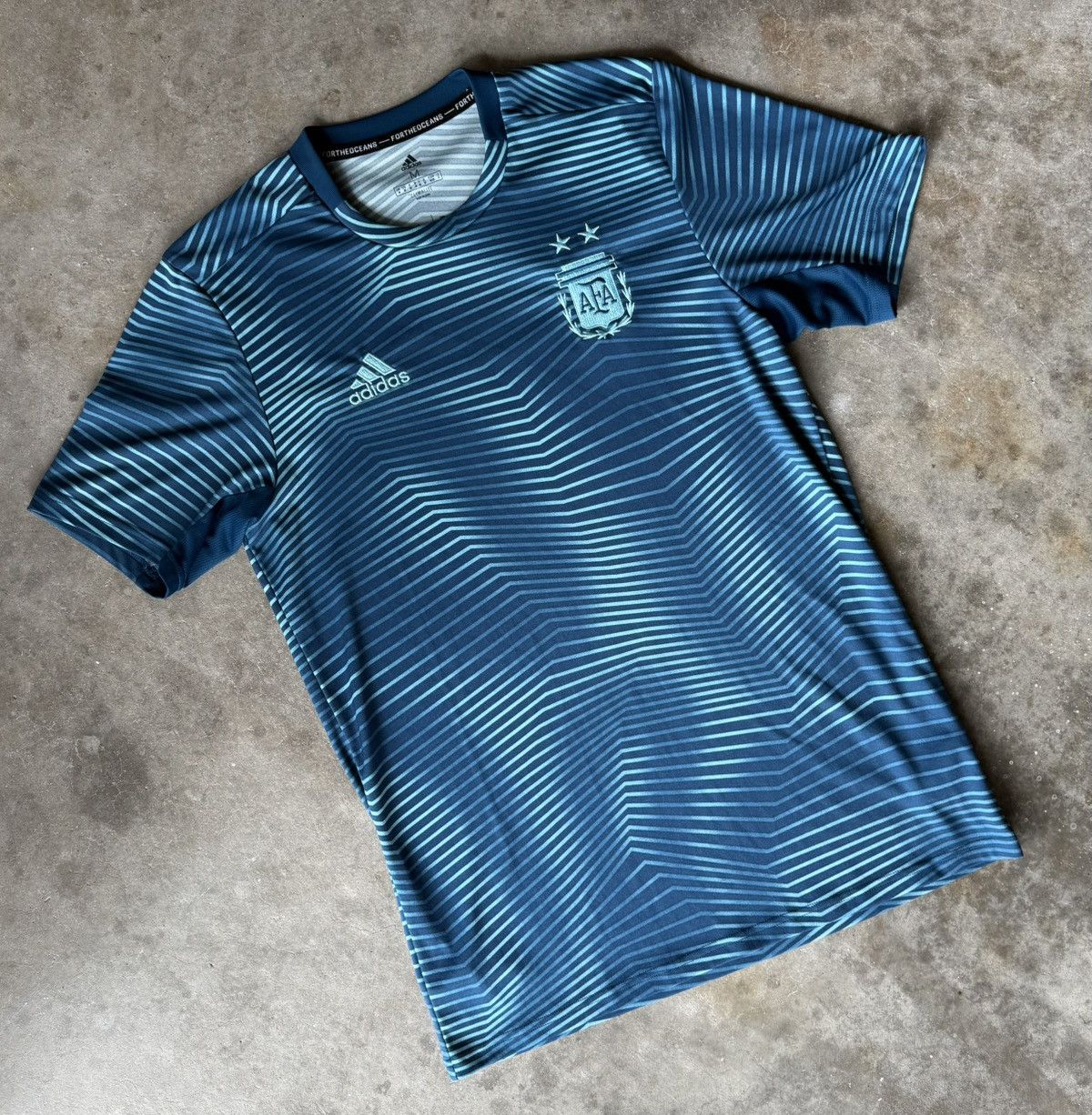 Adidas × Vintage Argentina Soccer Jersey by Adidas Size Medium Size US M / EU 48-50 / 2 - 1 Thumbnail