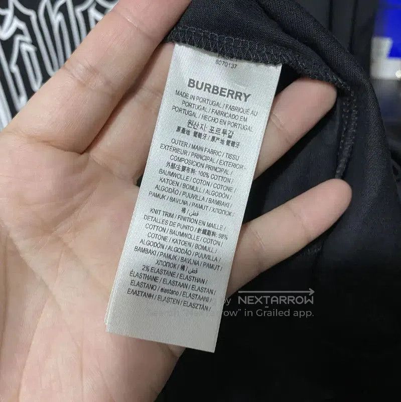 Burberry Burberry Black Cotton Long Sleeve Sweatshirt. Size US XXL / EU 58 / 5 - 6 Thumbnail