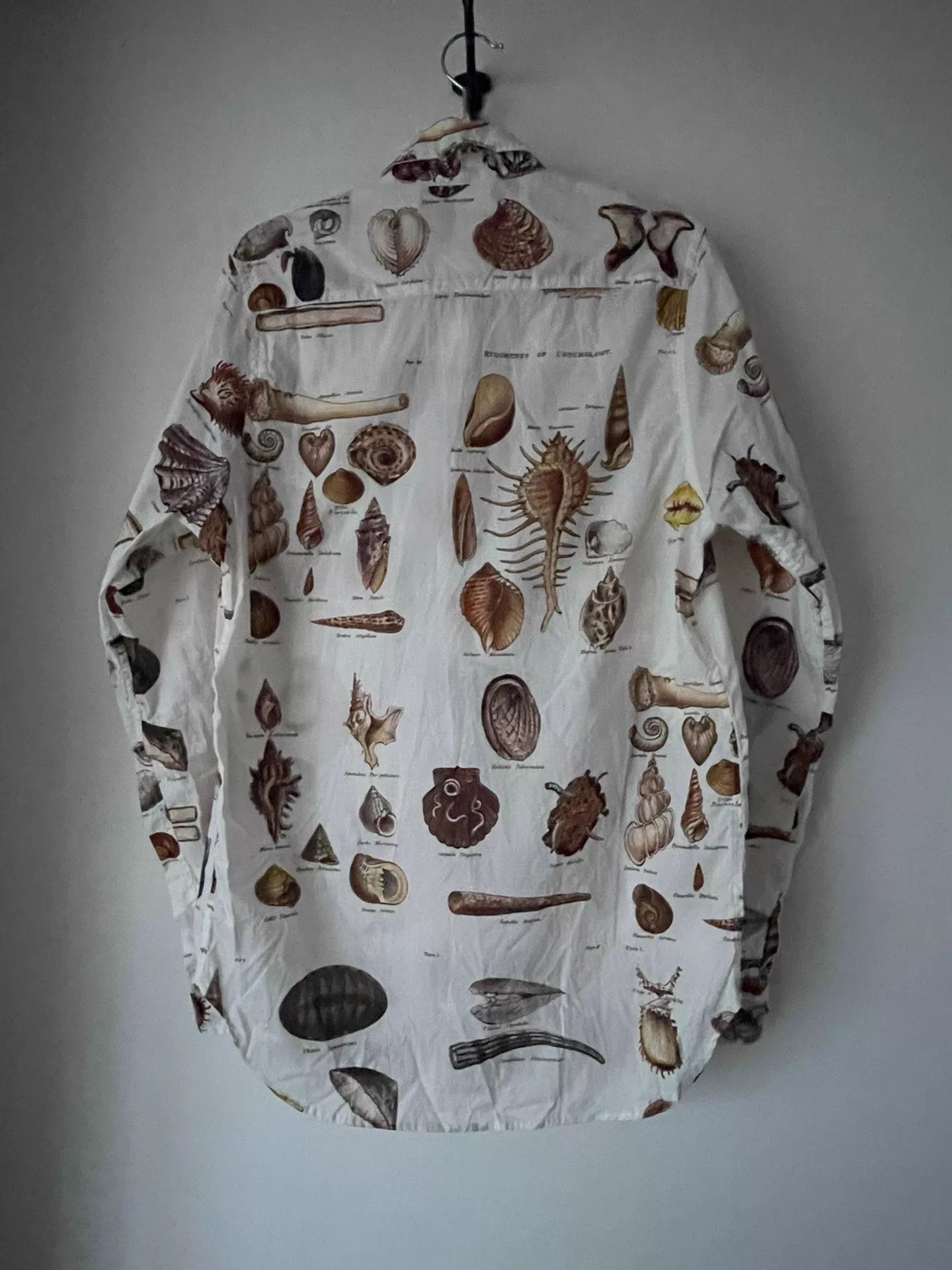 Paul Harnden Shoemakers Paul Harnden S/S16 Shell Print Cotton Shirt M Size US M / EU 48-50 / 2 - 6 Thumbnail