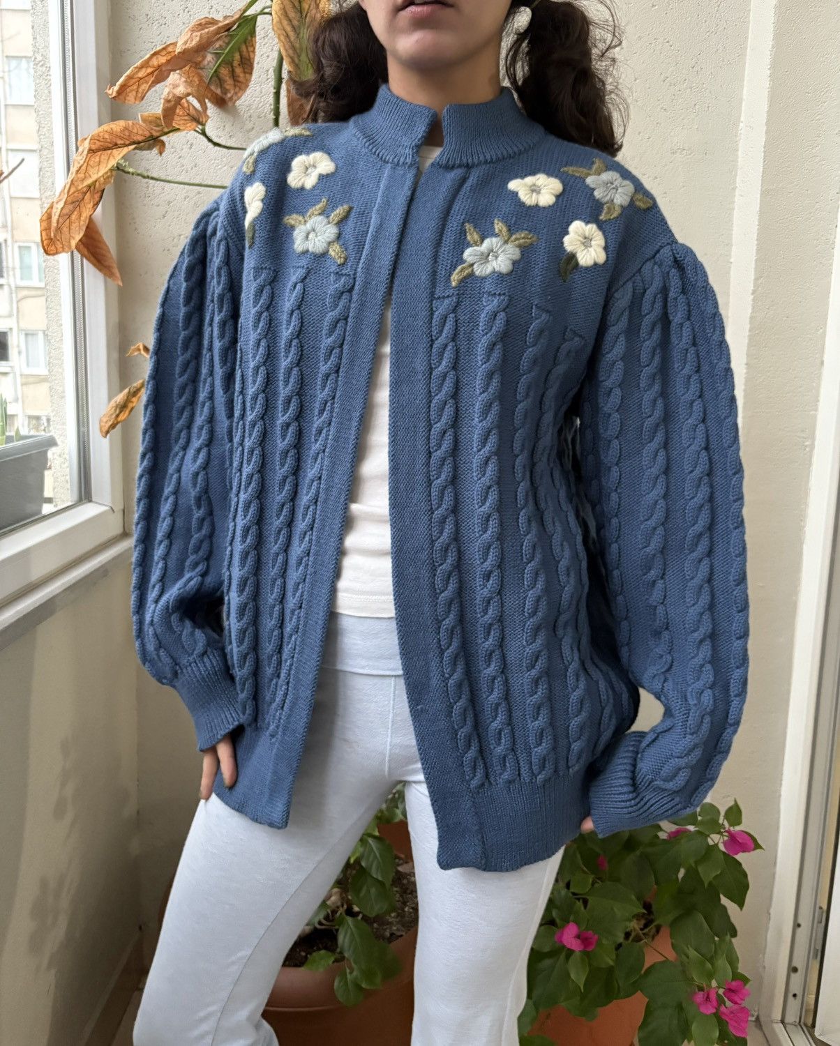 Vintage Vintage wool cardigan Size L / US 10 / IT 46 - 8 Thumbnail