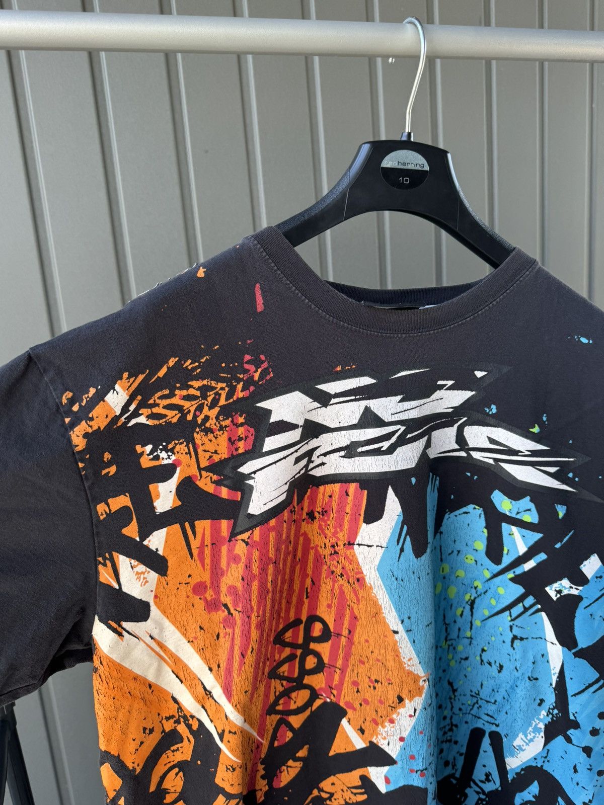 No Fear × Vintage Vintage No Fear All Over Print T Shirt Y2K SURF TEE Size US XL / EU 56 / 4 - 12 Thumbnail