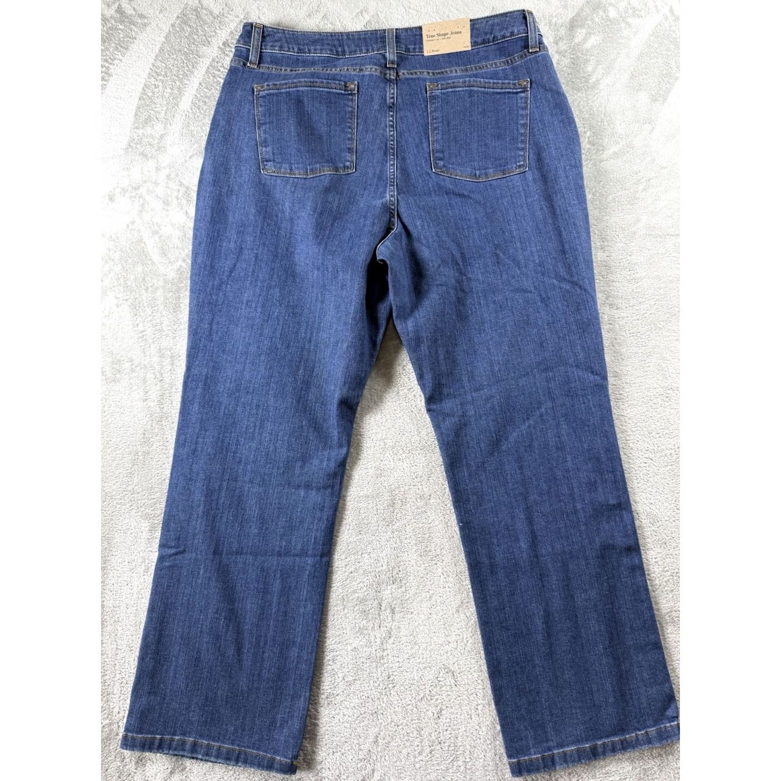 Vintage LL Bean Womens 18 Petite Jeans - NWT True Shape Mom Core, Basic, Casual, Minimal Size 24" / US 00 / IT 34 - 3 Thumbnail