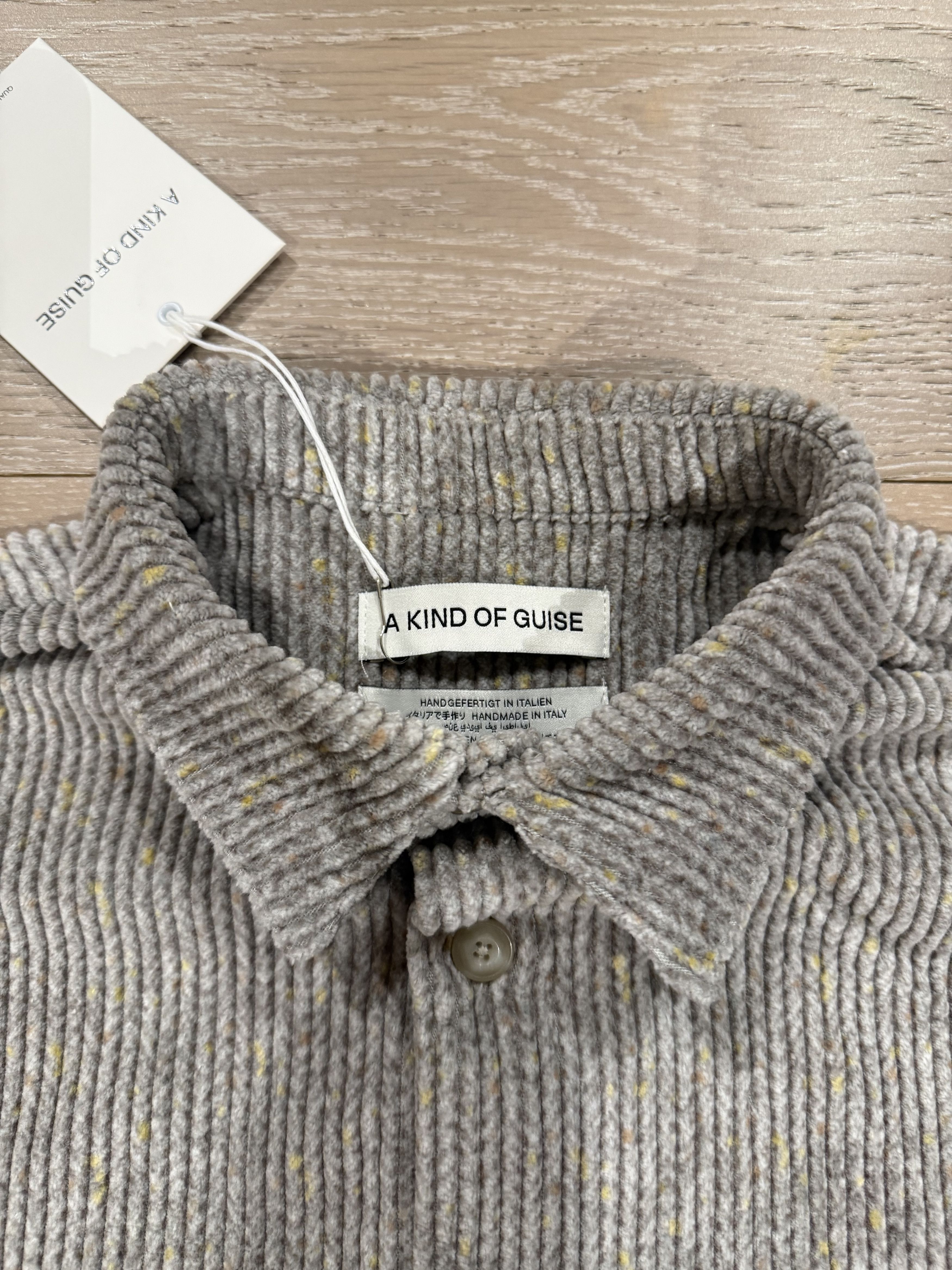 A Kind Of Guise 💚 AW23 A Kind Of Guise Gusto Shirt Tweedy Corduroy NEW Size US M / EU 48-50 / 2 - 10 Thumbnail