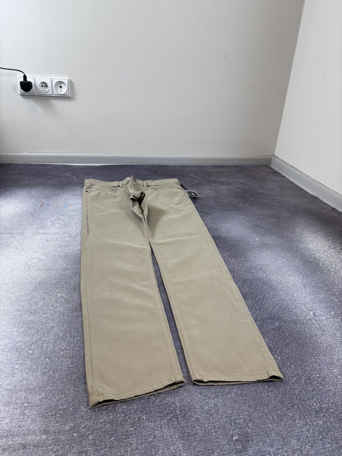 Diesel Diesel Tepphar NWT Men’s Beige Slim Fit Stretch Chino Pants Size US 30 / EU 46 - 3 Thumbnail