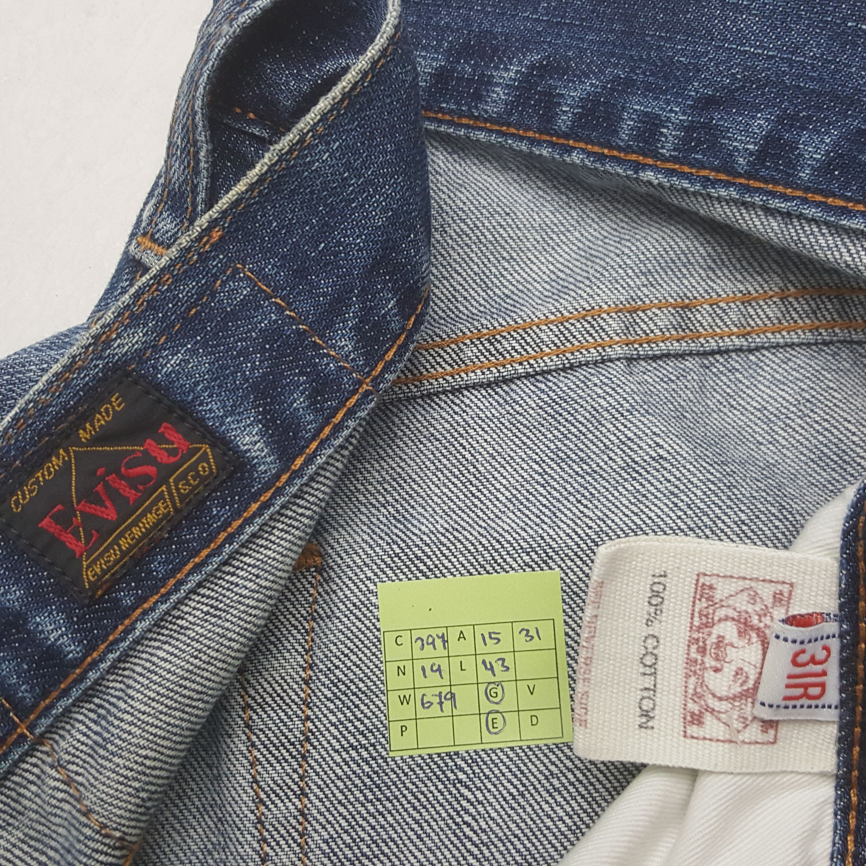 Evisu Vintage Evisu Japanese Daicock Custom Denim Jeans C297N19 Size US 30 / EU 46 - 8 Thumbnail