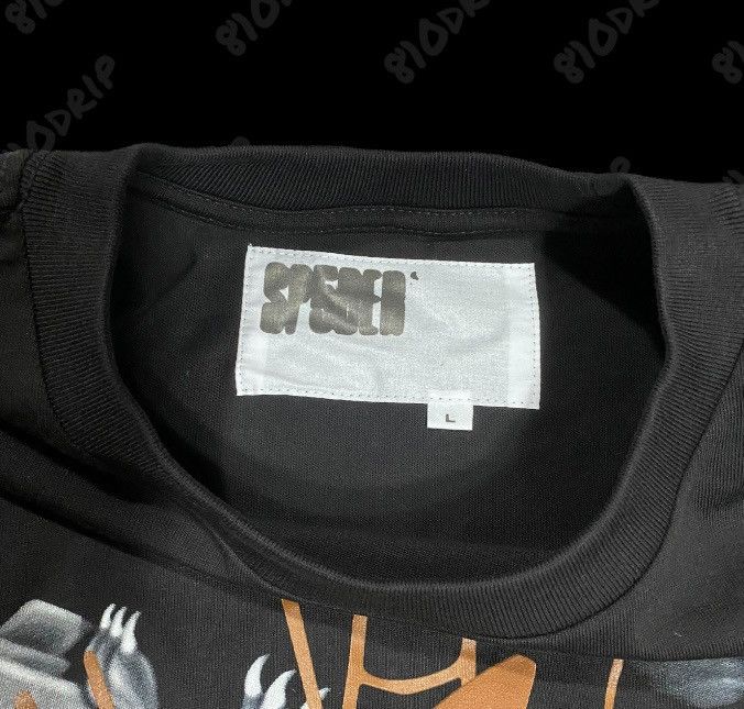Complex × Sp5der × Travis Scott Travis Scott x Sp5der Airbrush Black OG Web Cactus Tee (L) Size US L / EU 52-54 / 3 - 4 Thumbnail