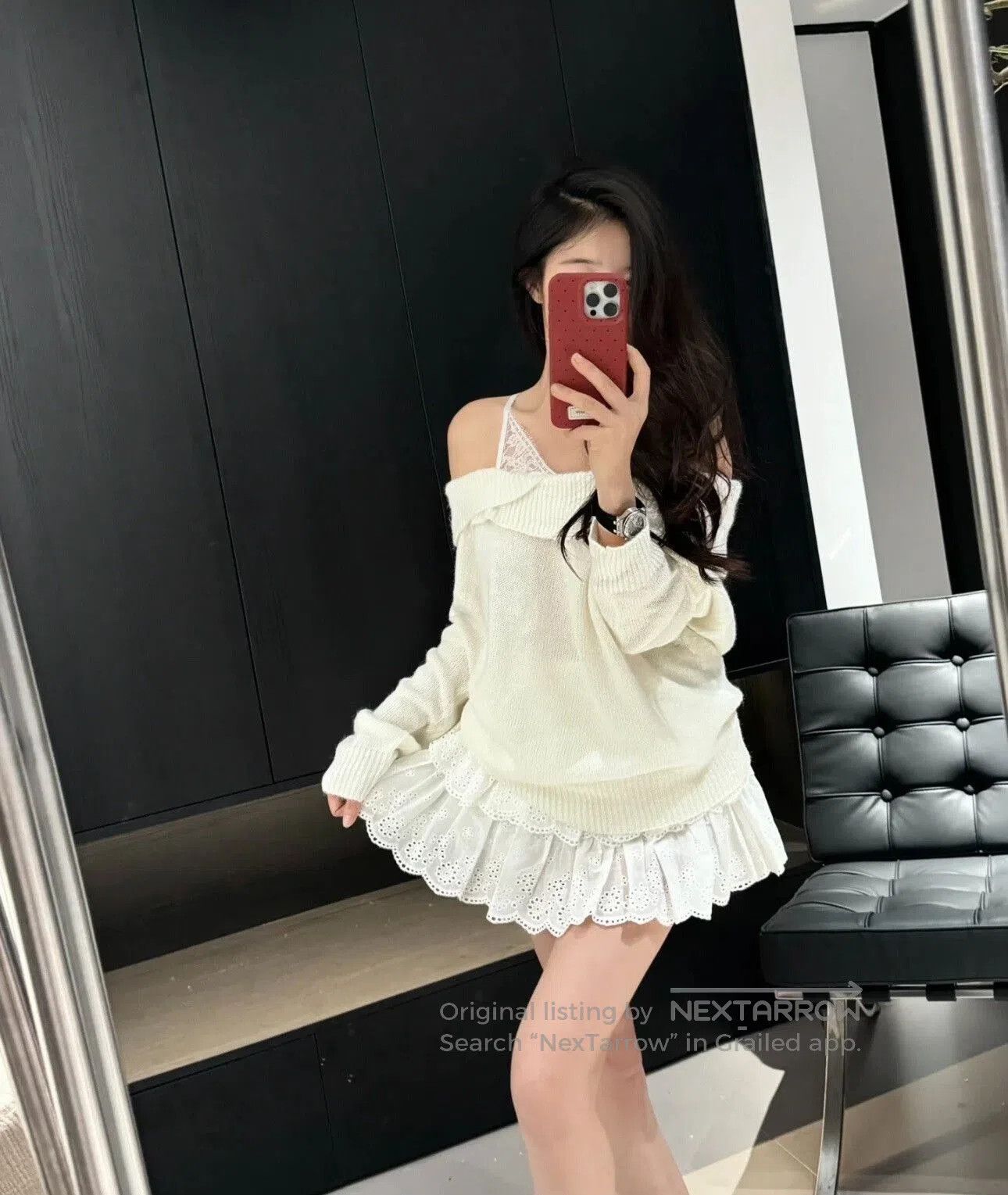Chanel Chanel Beige School Style Knit Dress. Size XS / US 0-2 / IT 36-38 - 7 Thumbnail