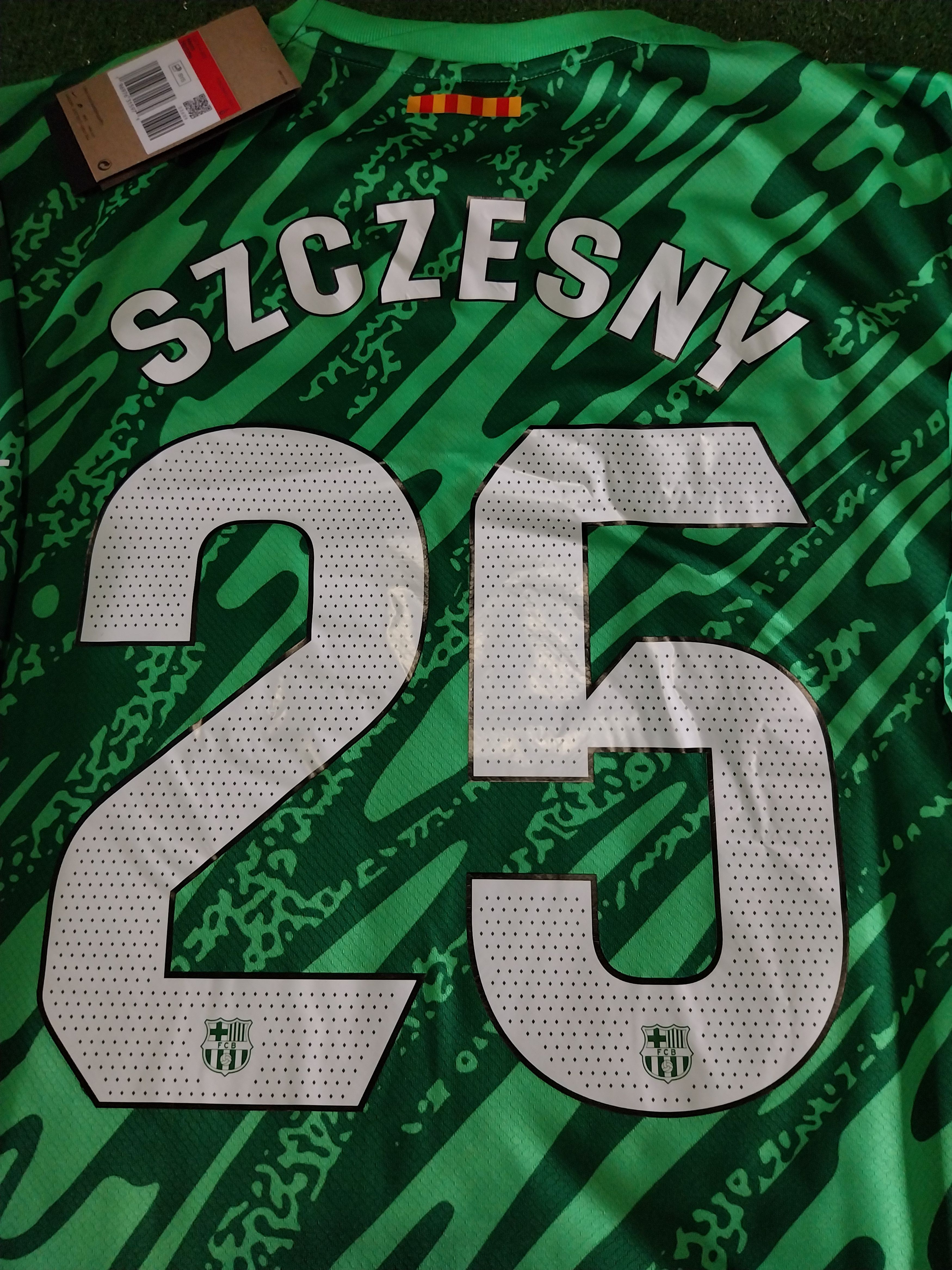 Nike Barcelona GK 2024/2025 szcezesny jersey football Size US L / EU 52-54 / 3 - 12 Thumbnail