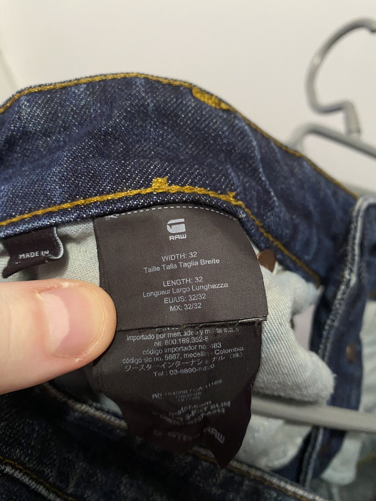 G-Star g star raw d-staq 5-pocket slim denim trousers Size US 32 / EU 48 - 3 Thumbnail