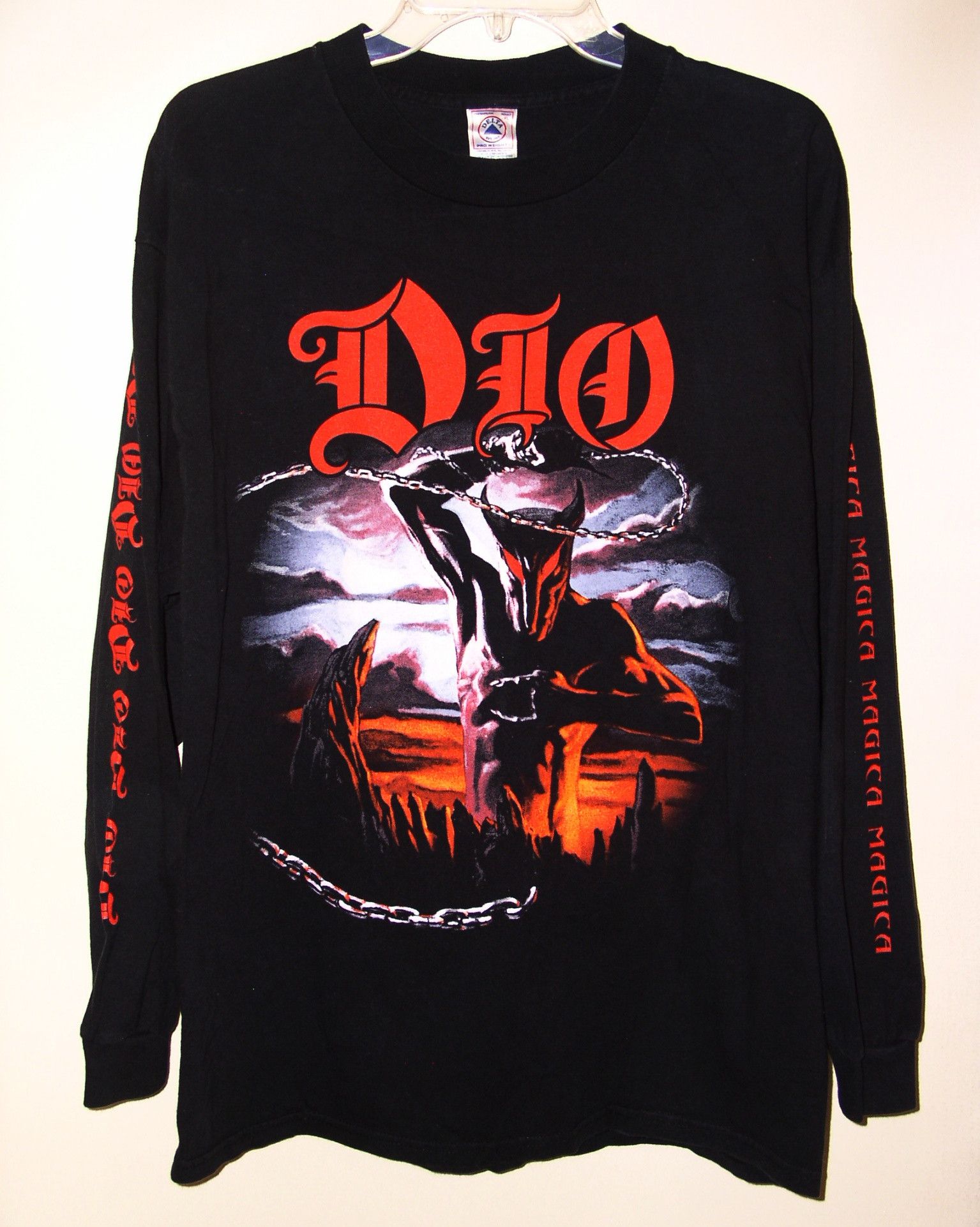 DIO Concert Tour Shirt Vintage 2000 Magica Long Sleeve LS