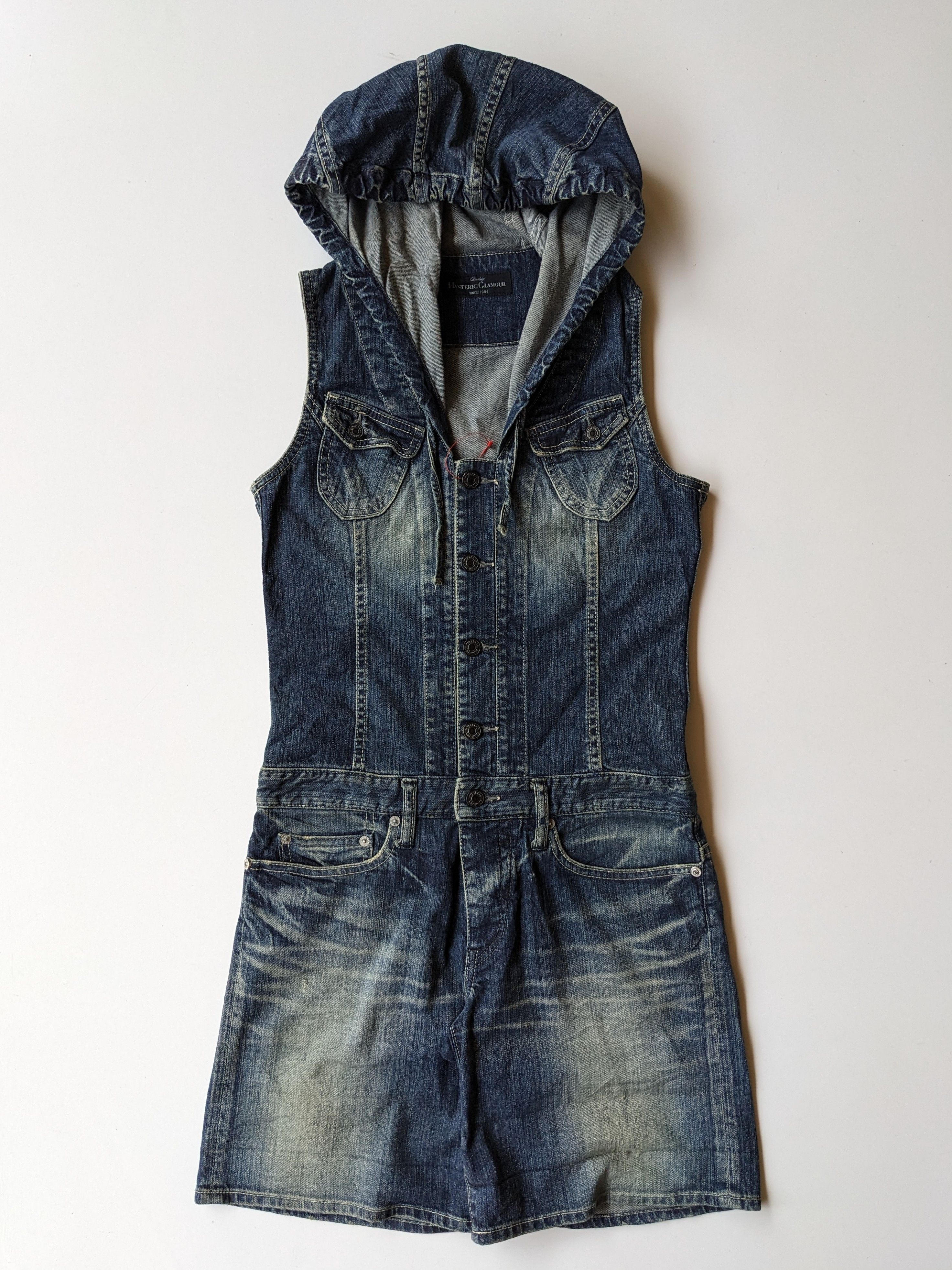 Hysteric Glamour Hysteric Glamour jumpsuit hoodie denim Size S / US 4 / IT 40 - 1 Thumbnail