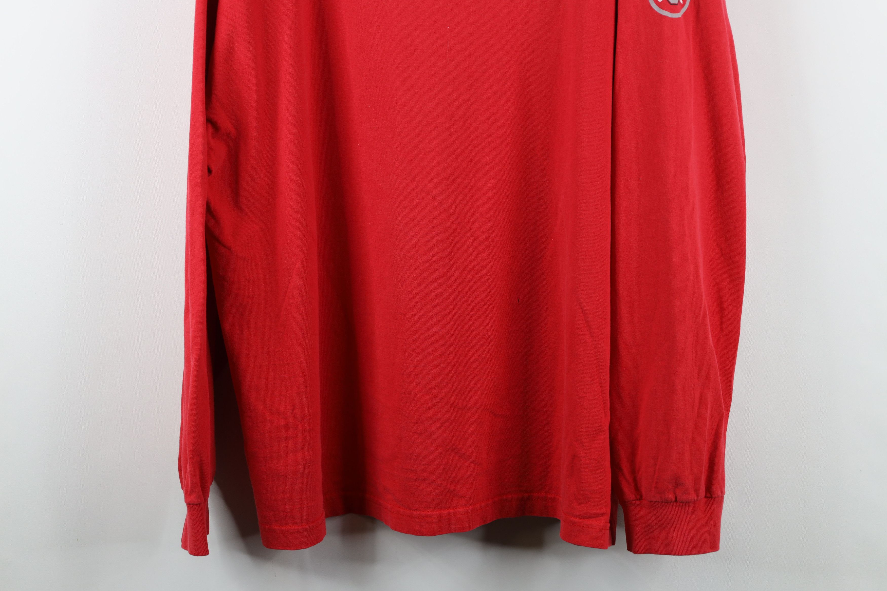 Nike × Vintage Vintage 90s Y2K Nike Swoosh Ohio State Horseshoe T-Shirt Size US XL / EU 56 / 4 - 3 Thumbnail