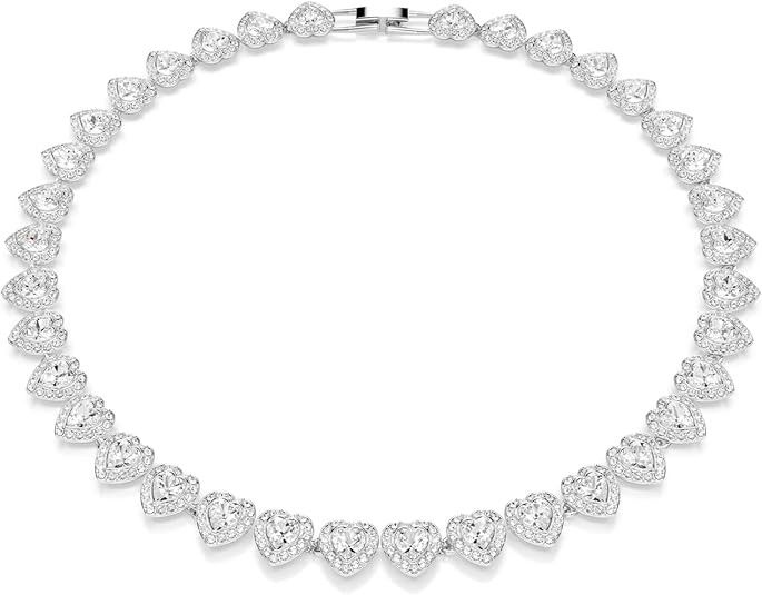 Swarovski Crystal Necklace in Rhodium Finish Size ONE SIZE - 5 Thumbnail