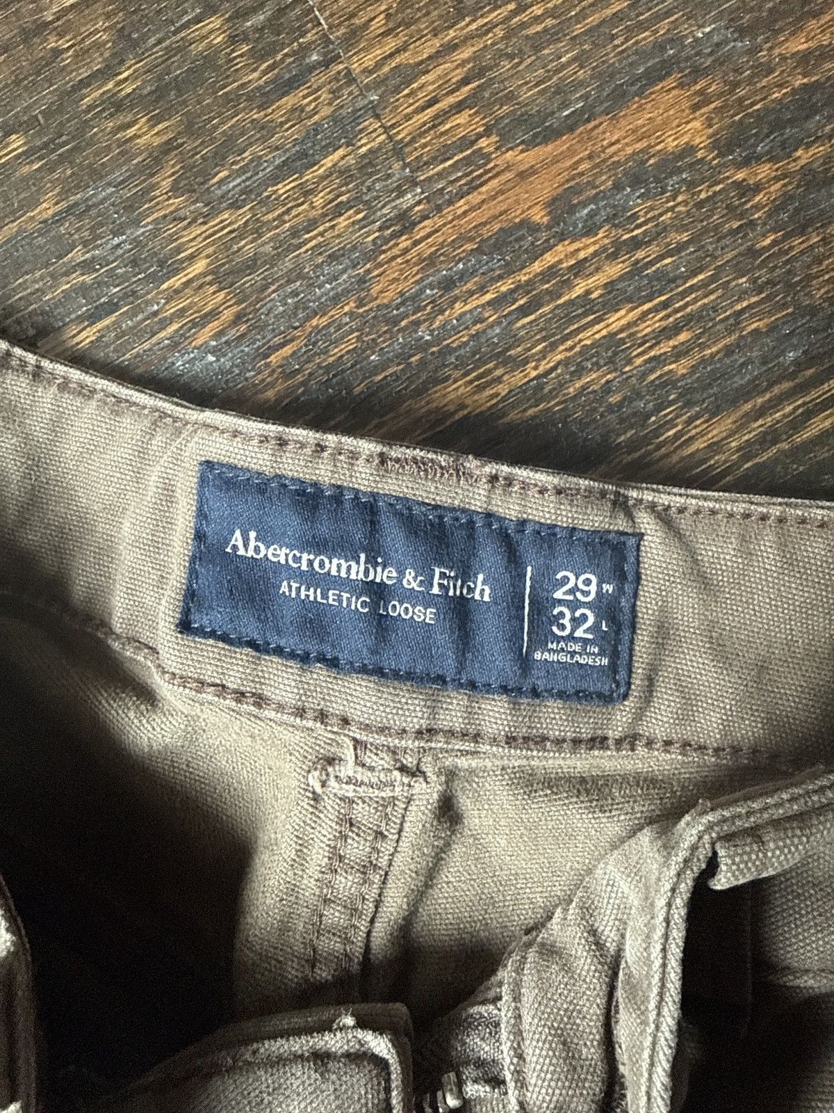 Abercrombie & Fitch Abercrombie Workwear Brown Straight Leg Pants Size US 29 - 3 Thumbnail