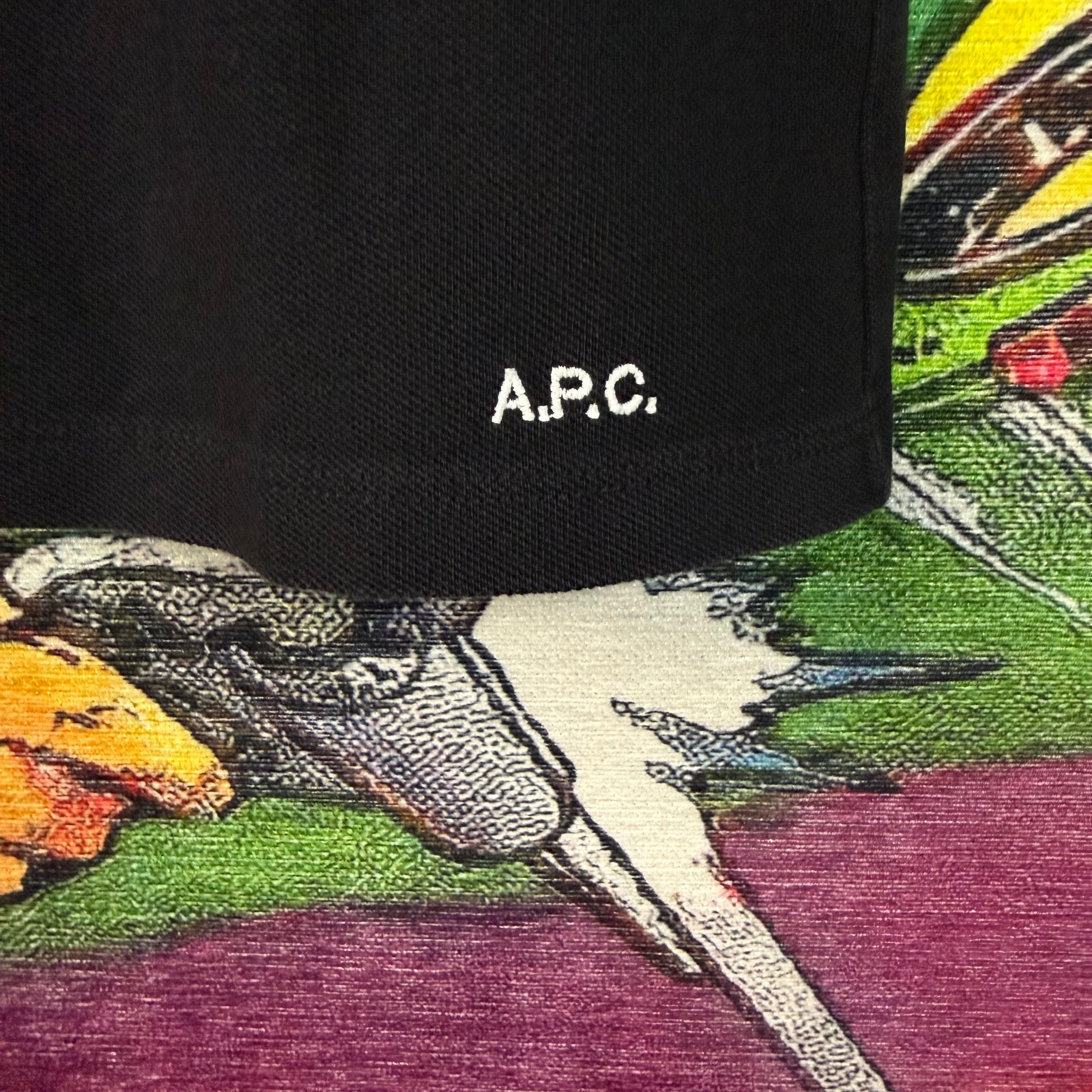 A.P.C. A.P.C. Black Max Polo Tee Size Medium Size US M / EU 48-50 / 2 - 3 Thumbnail