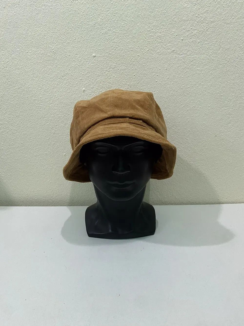 Japanese Brand Japanese Brand Corduroy Plain Bucket Hat Size ONE SIZE - 3 Thumbnail