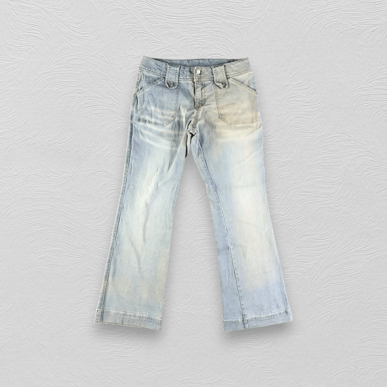 Japanese Brand Vintage Japanese Brand Bush Pants Flared Jeans KJ2417 Size US 28 / EU 44 - 1 Thumbnail