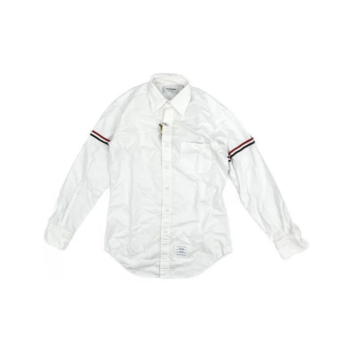 Thom Browne Thom Browne Classic Striped Long Sleeve Shirt -2507 Size US S / EU 44-46 / 1 - 8 Thumbnail