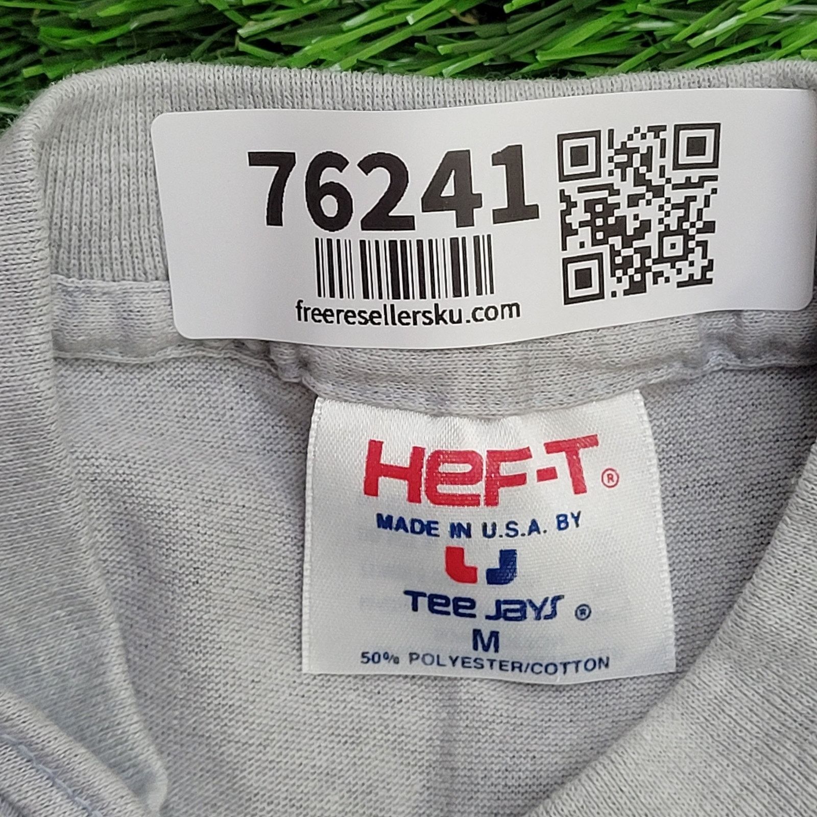 TEE JAYS VTG 80s HEF-T By Tee-Jays Blank Shirt Womens XS/S 17x25 USA Size XS / US 0-2 / IT 36-38 - 11 Thumbnail