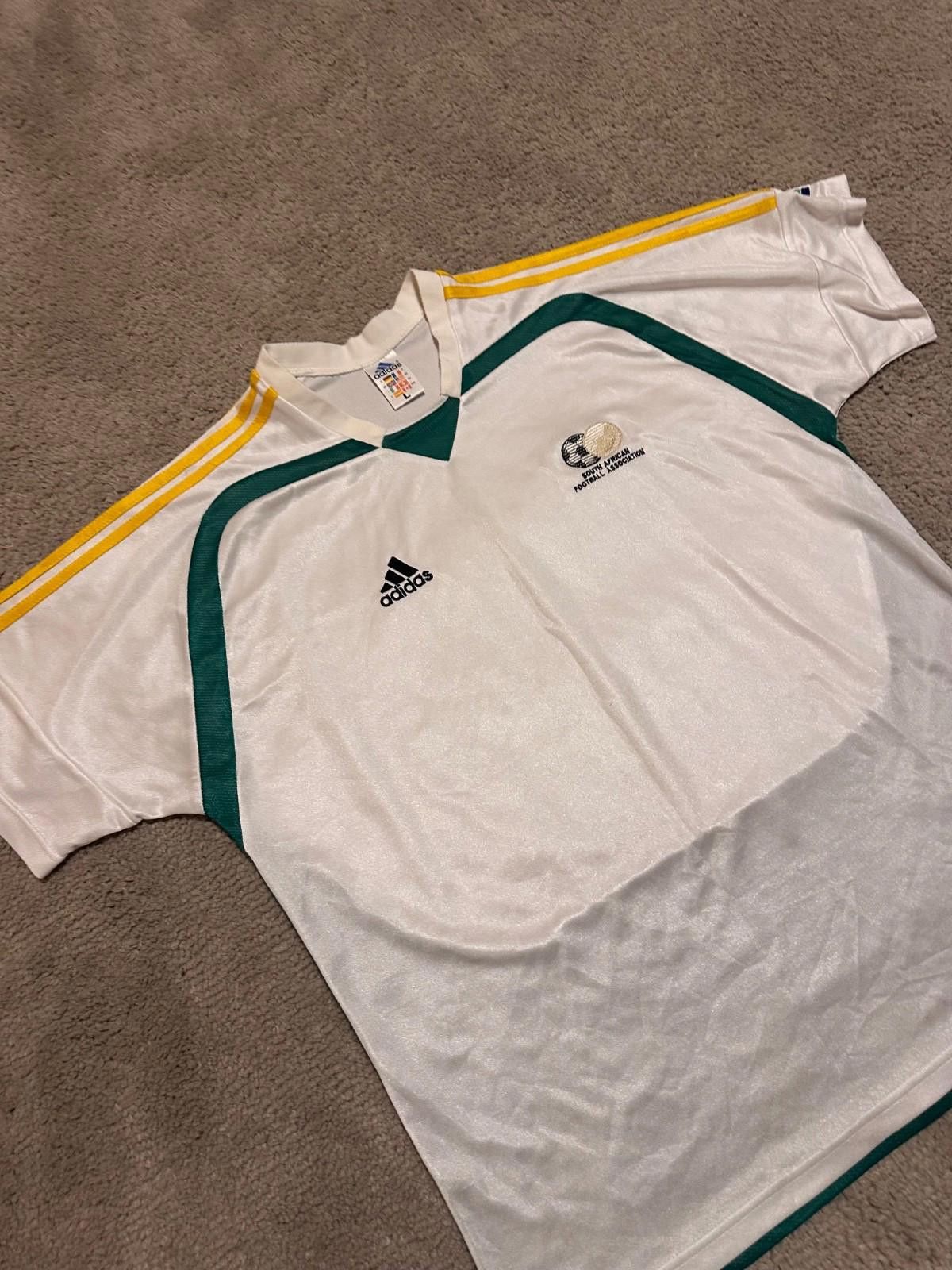 Adidas 2002 Adidas South Africa Football Shirt Soccer Jersey Sz L Size US L / EU 52-54 / 3 - 3 Thumbnail
