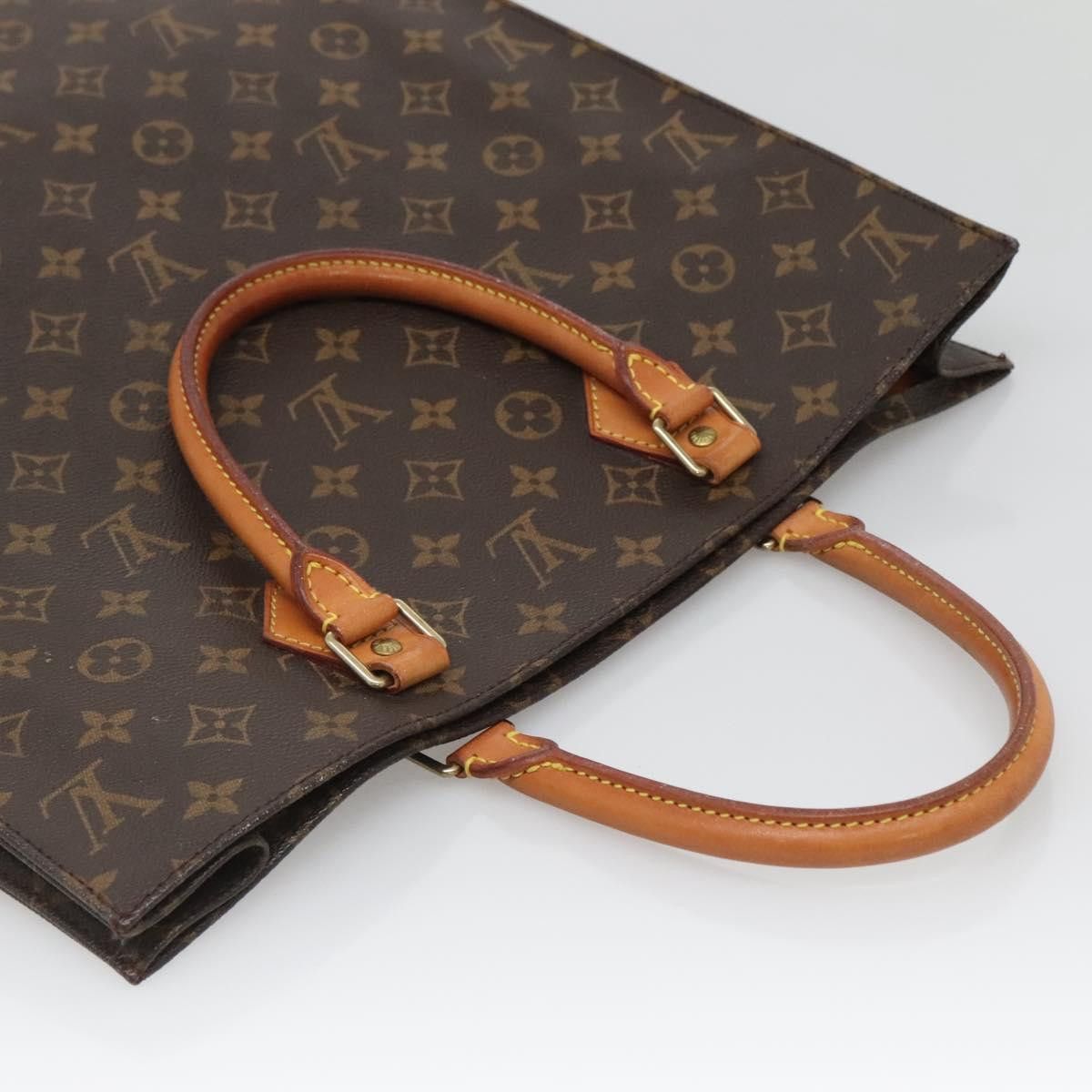 Louis Vuitton LOUIS VUITTON Monogram Sac Plat Hand Bag M51140 Size ONE SIZE - 6 Thumbnail
