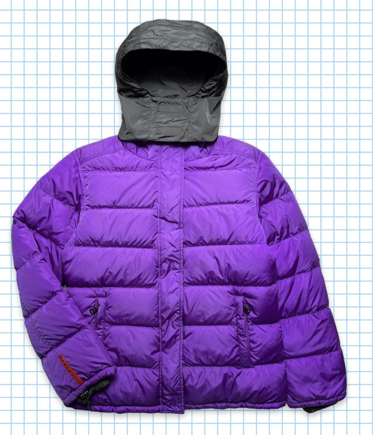 Prada Prada Sport Bright Purple Nylon Shimmer Down Jacket AW00' Size US S / EU 44-46 / 1 - 5 Thumbnail