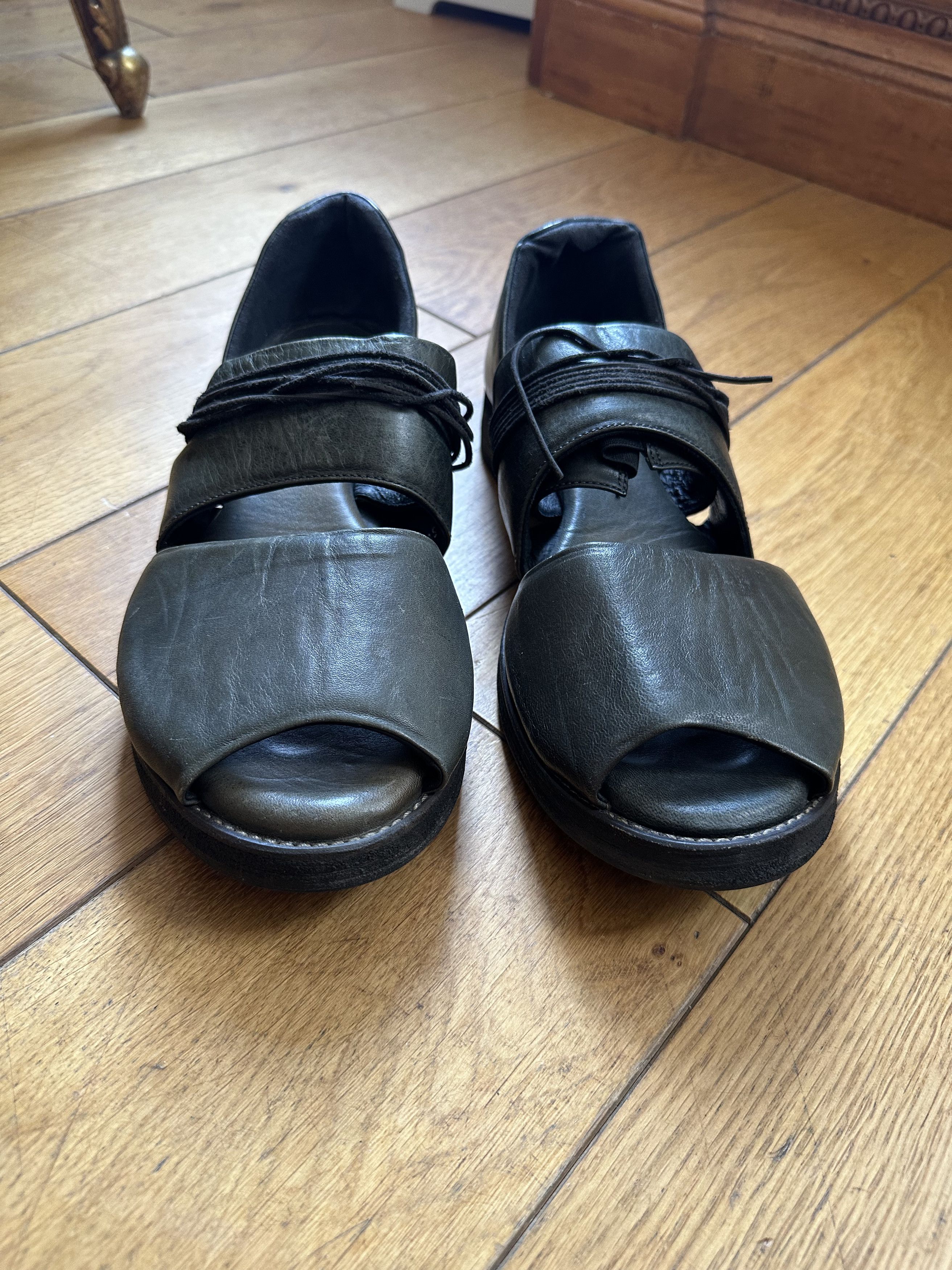 Devoa Guidi Olive Sandals Fits JP 42 Fits US 9-8.5 Size US 9 / EU 42 - 10 Thumbnail