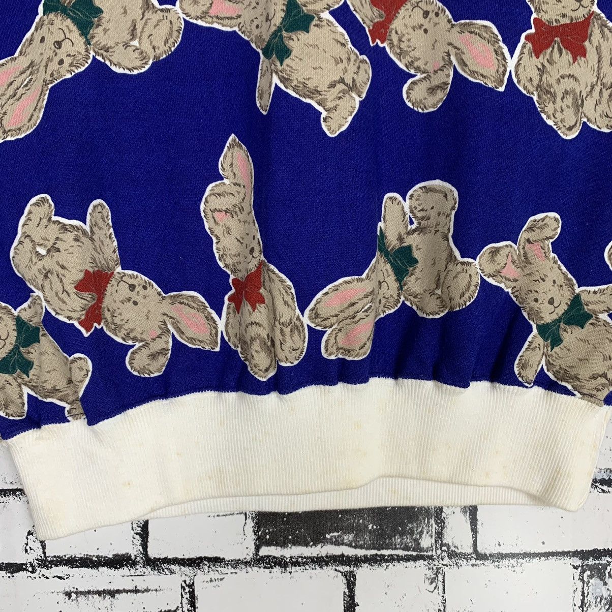 Vintage Doll-Douse Rabbit Full Print Sweatshirt Crewneck Size M / US 6-8 / IT 42-44 - 5 Thumbnail
