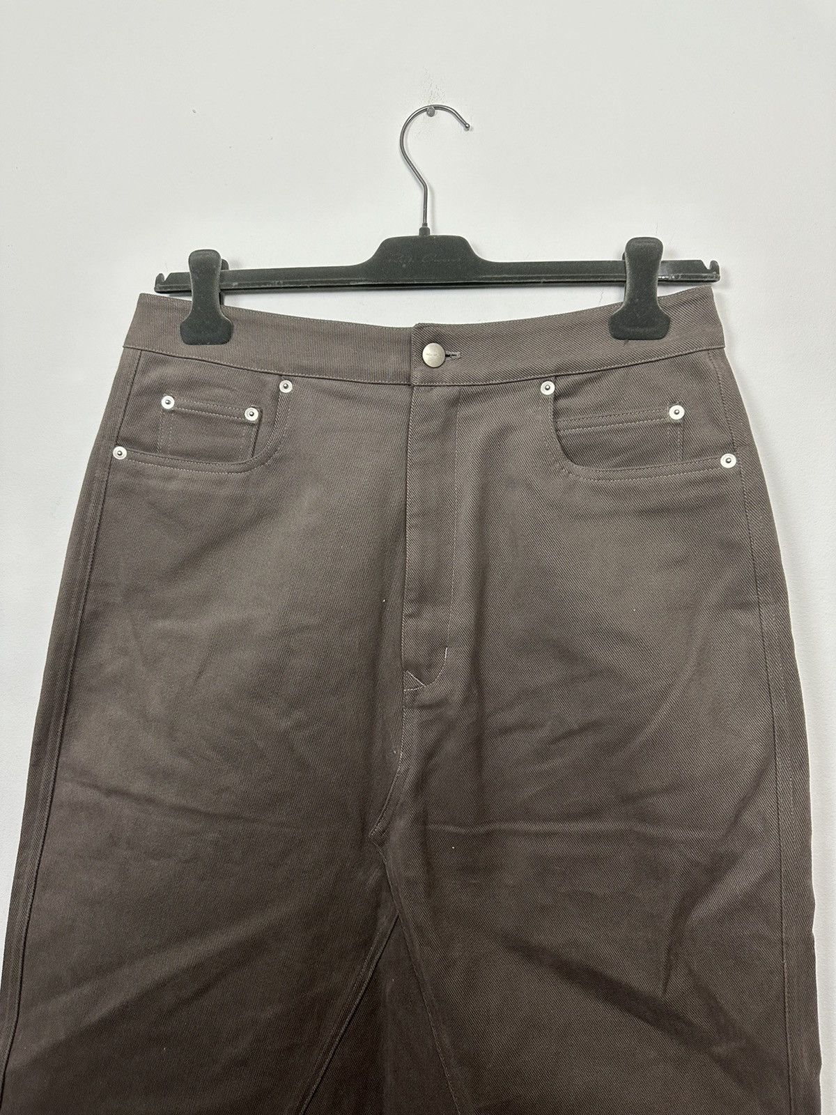 Rick Owens FW22 ‘STROBE’ Cotton Flannel Godet Skirt Size US 34 / EU 50 - 2 Thumbnail