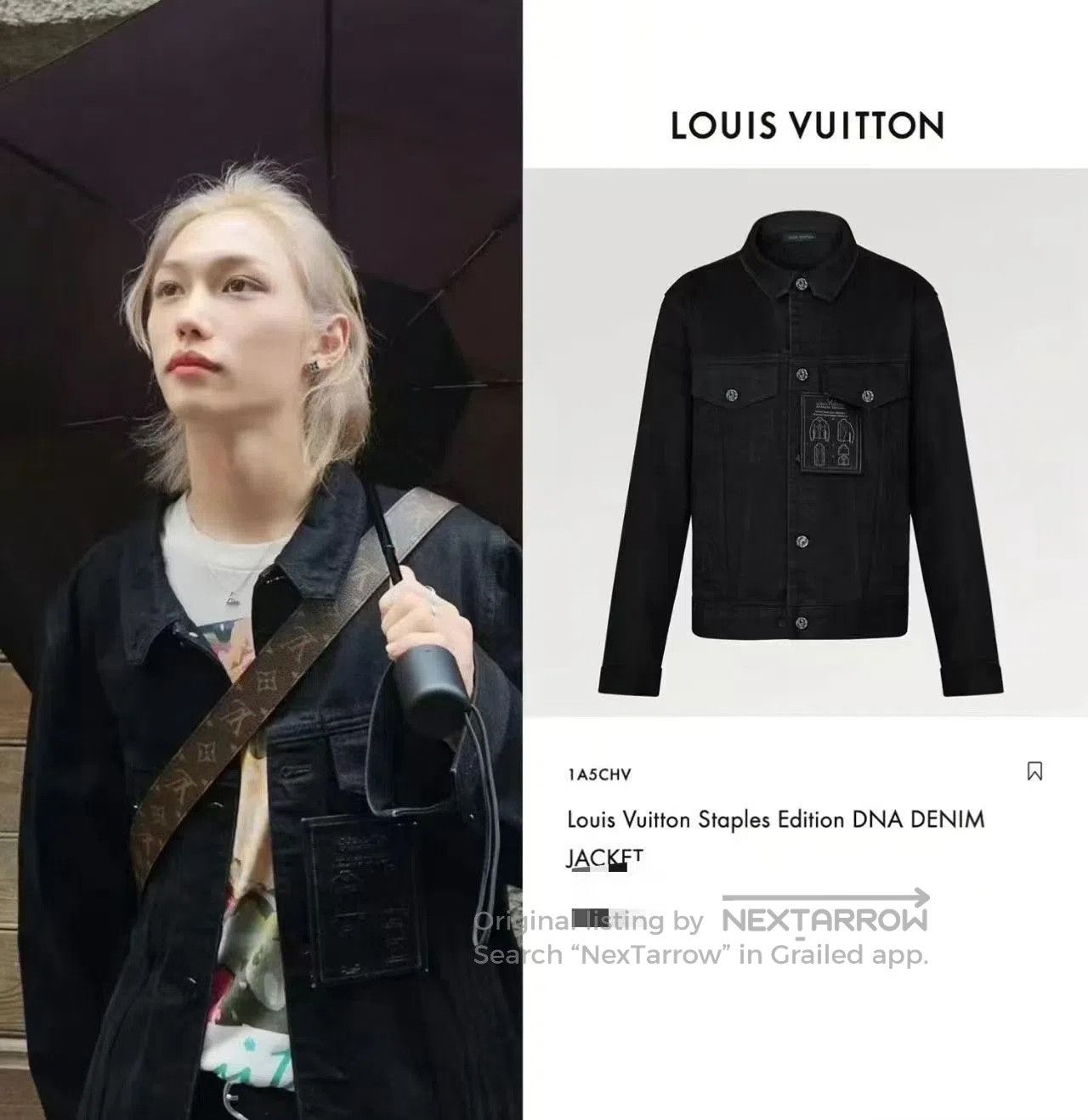 Louis Vuitton Louis Vuitton Solid Chest Pattern Collar Jacket. Size US M / EU 48-50 / 2 - 9 Thumbnail