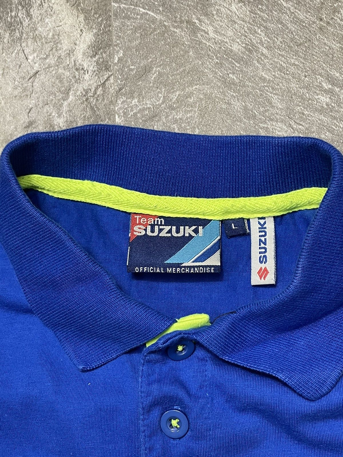 Vintage Vintage Y2K Suzuki Ecstar Racing Moto Gp Polo T Shirt Size US L / EU 52-54 / 3 - 8 Thumbnail