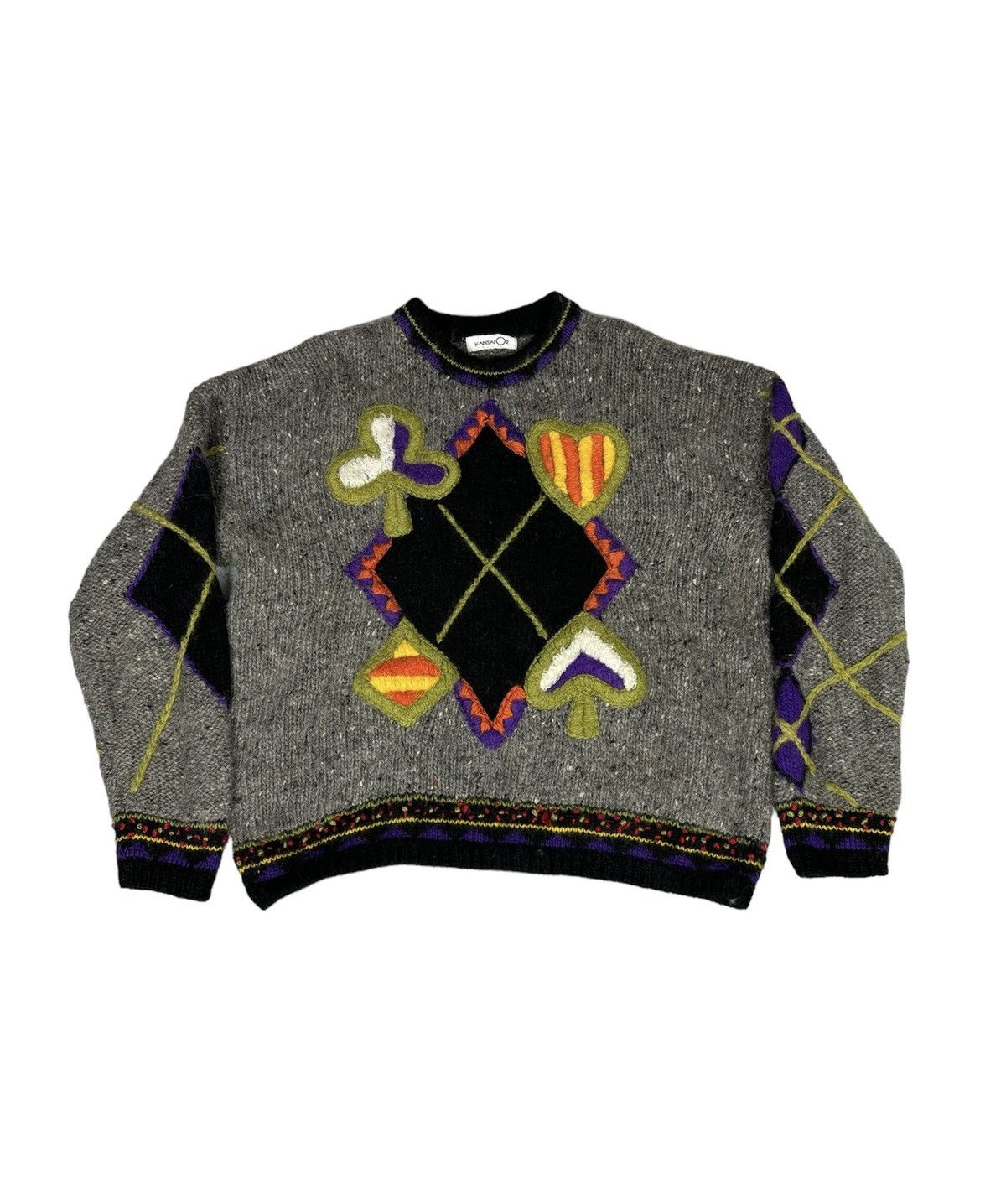 Kansai Yamamoto Vintage Kansai O2 Knitwear Size US M / EU 48-50 / 2 - 2 Thumbnail