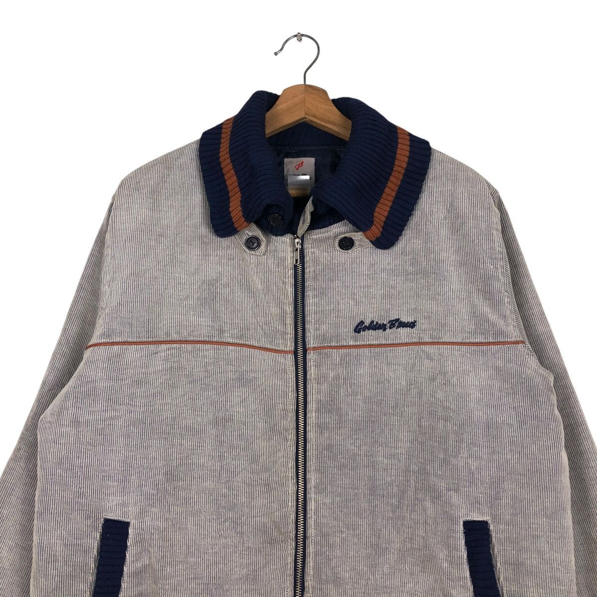 Japanese Brand 🔥VINTAGE HICKORY BOMBER JACKET GOLDEN BREED SURF & SPORTS Size US M / EU 48-50 / 2 - 3 Thumbnail