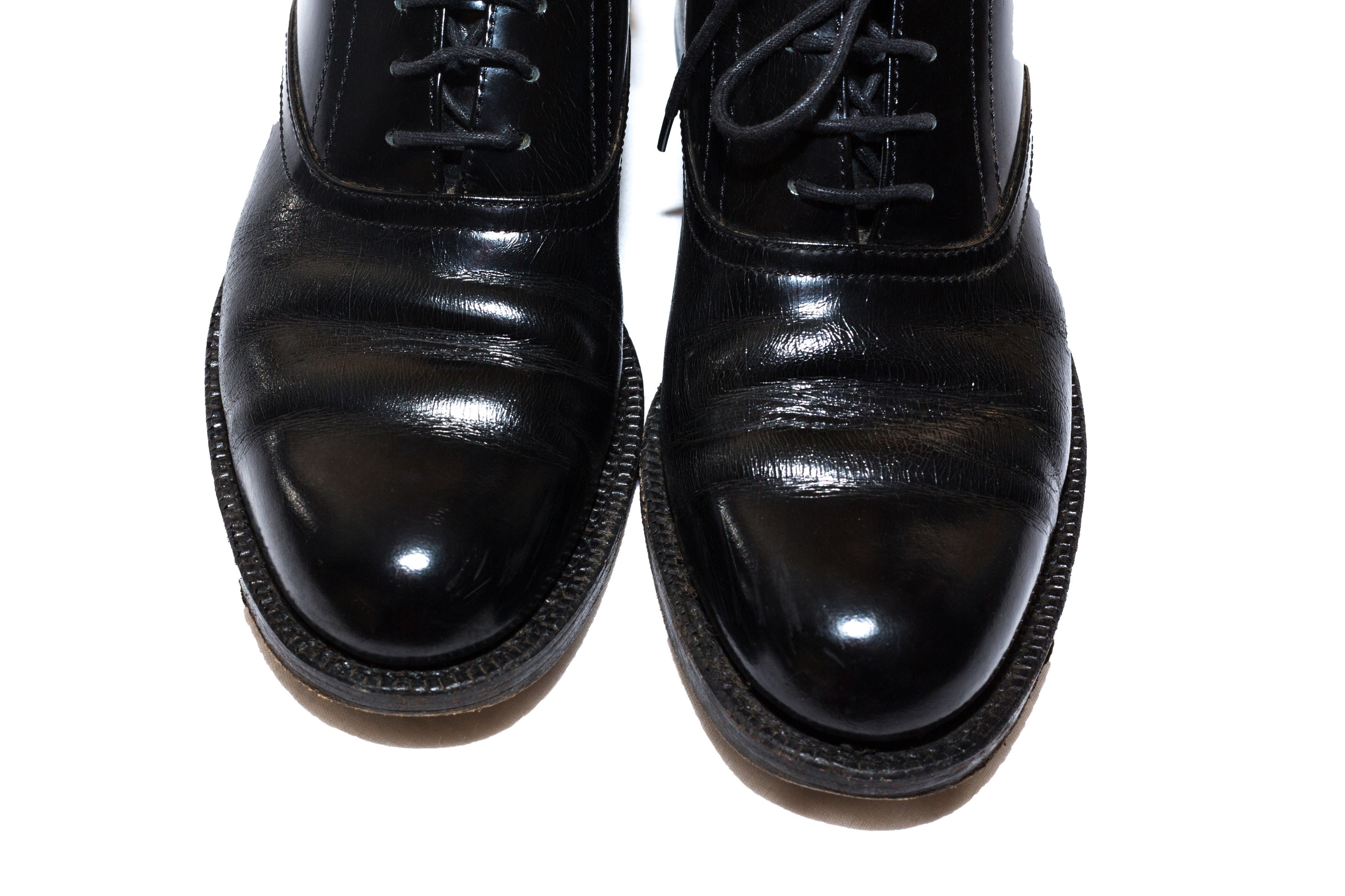 Comme des Garcons LEATHER LACE UP DERBY SHOES Size US 4 / IT 34 - 3 Thumbnail