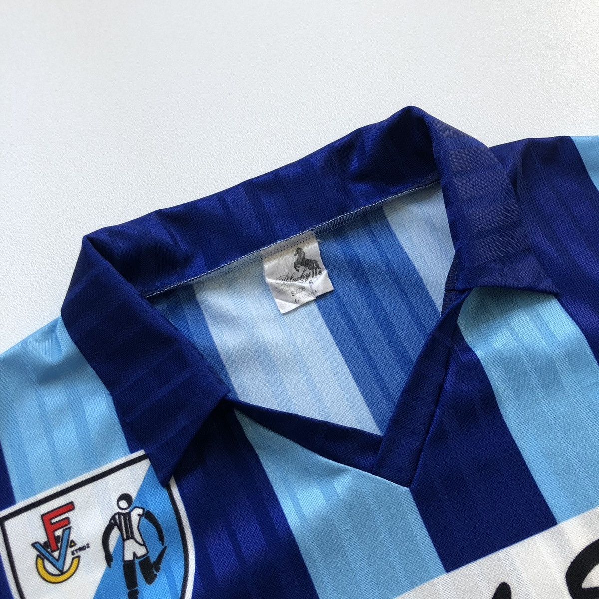 Vintage FC Vetroz Blacky Switzerland 90’s Match Worn Vintage Jersey Size US M / EU 48-50 / 2 - 8 Thumbnail
