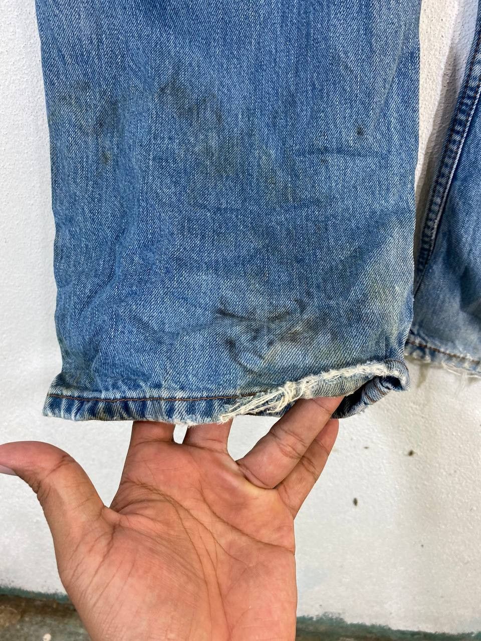 Levi's levis 559 distressed denim nice design Size US 35 - 5 Thumbnail