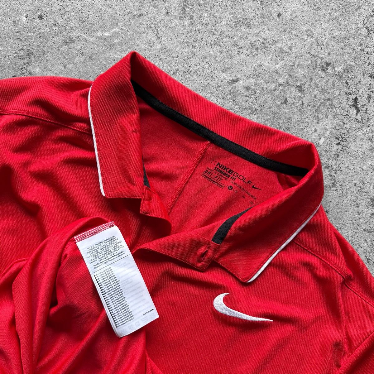 Nike Nike Golf Standard Fit Mens Red SS Polo Shirt Small Swoosh Size US XL / EU 56 / 4 - 3 Thumbnail
