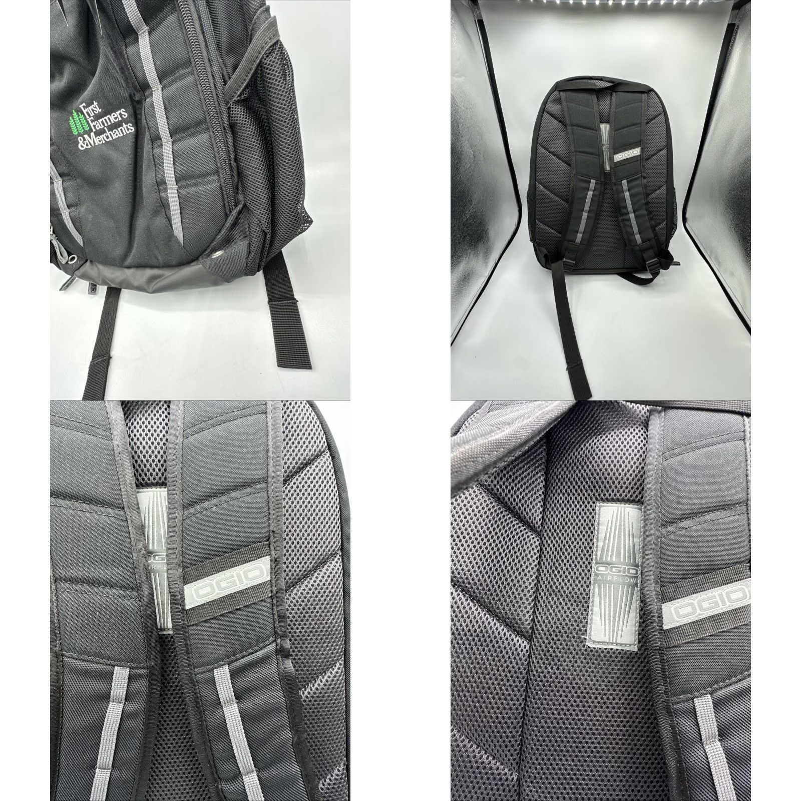 Vintage OGIO Backpack Men NWT Laptop Sleeve/Protection Pockets School Outdoor Black Polyester Nylon/Canvas Fabric OGIO Size ONE SIZE - 8 Thumbnail