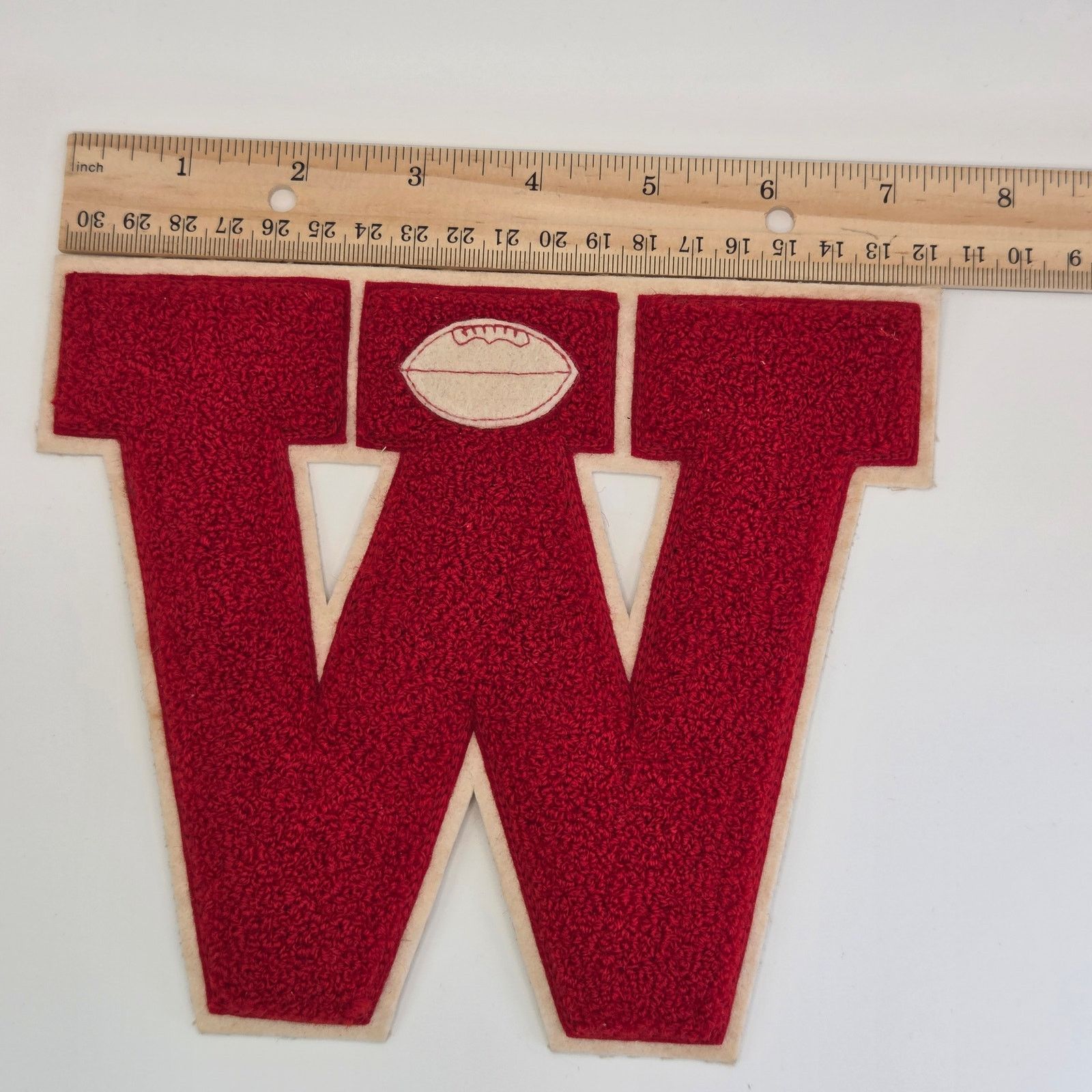 Vintage vintage chenille w varsity patch football Size ONE SIZE - 3 Thumbnail