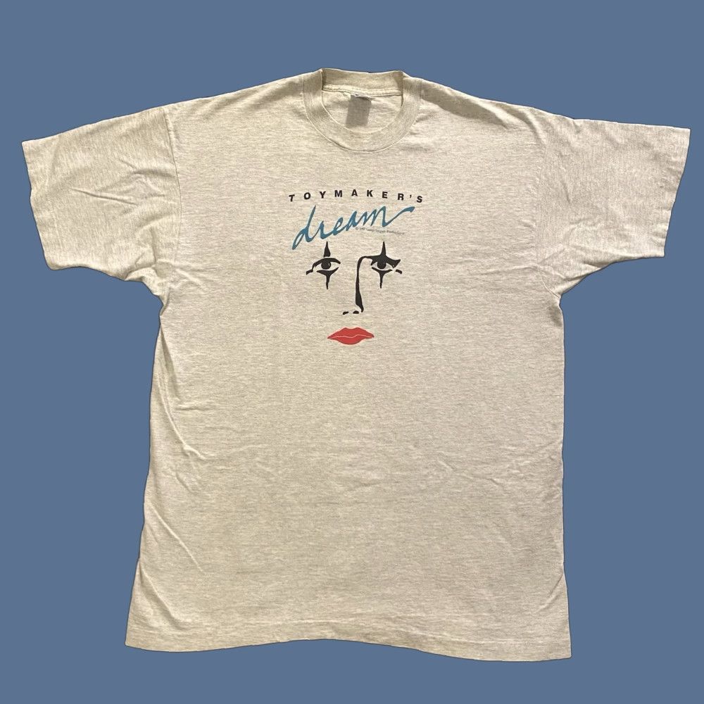 Fruit Of The Loom VINTAGE Fruit of the Loom T-Shirt XL Gray Dream Toymaker’s Dream 80s Theater Graphic Print Double-Sided Mens Shirt Size US XL / EU 56 / 4 - 1 Thumbnail