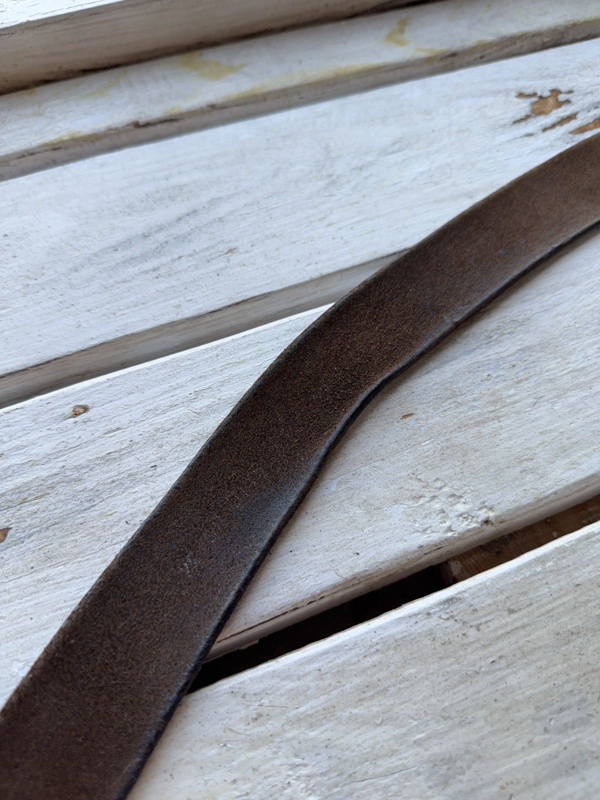 Levi's × Vintage Vintage Levi’s Brown Leather Belt with Logo Buckle Y2K Style Size ONE SIZE - 6 Thumbnail