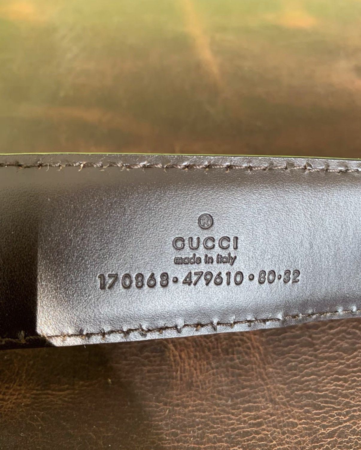 Gucci Gucci Authentic Belt K16 Size ONE SIZE - 2 Thumbnail