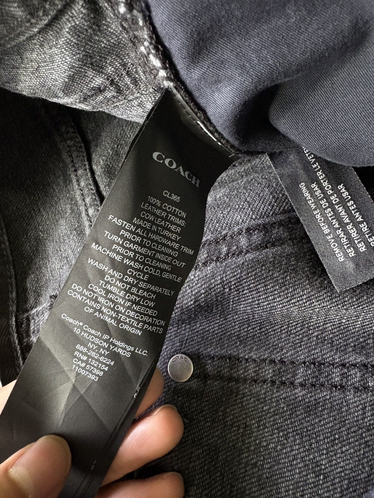 Coach Coach Black Jeans Carpenter Pants Size US 32 / EU 48 - 12 Thumbnail