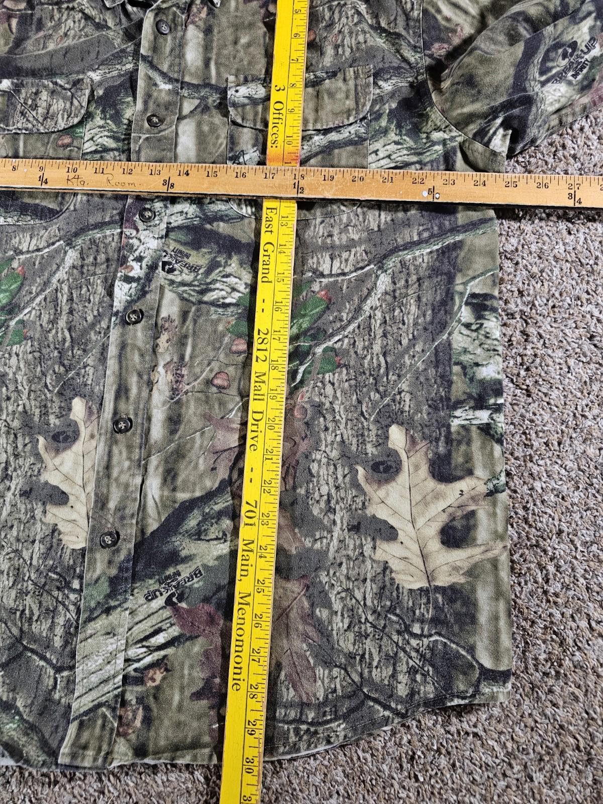 Mossy Oaks MossyOak Camo Mens L 42/44 Break Up Infinity Button Up Shirt Size ONE SIZE - 3 Thumbnail