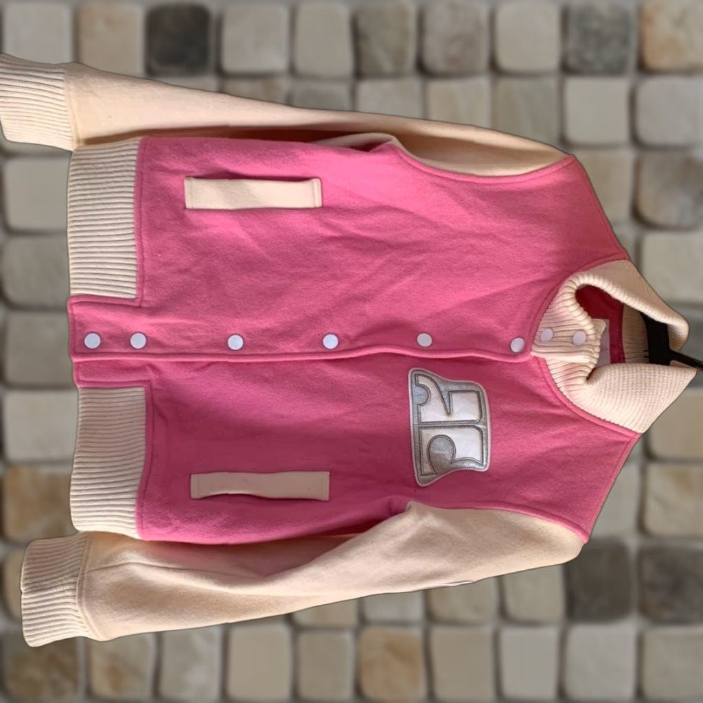Vintage Courrèges Stadium Jacket Black S Women's Coat Regular Size Pink Damaged stained Italy Courrèges Size S / US 4 / IT 40 - 1 Thumbnail