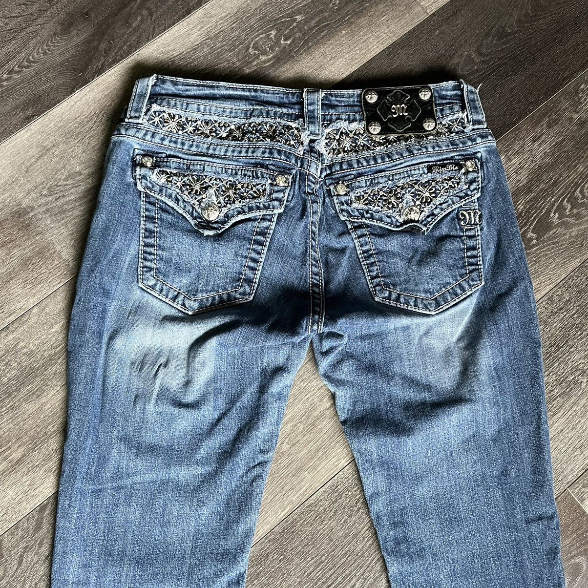 Vintage Vintage Miss Me Studded Signature Low Rise Boot Denim Jeans ...