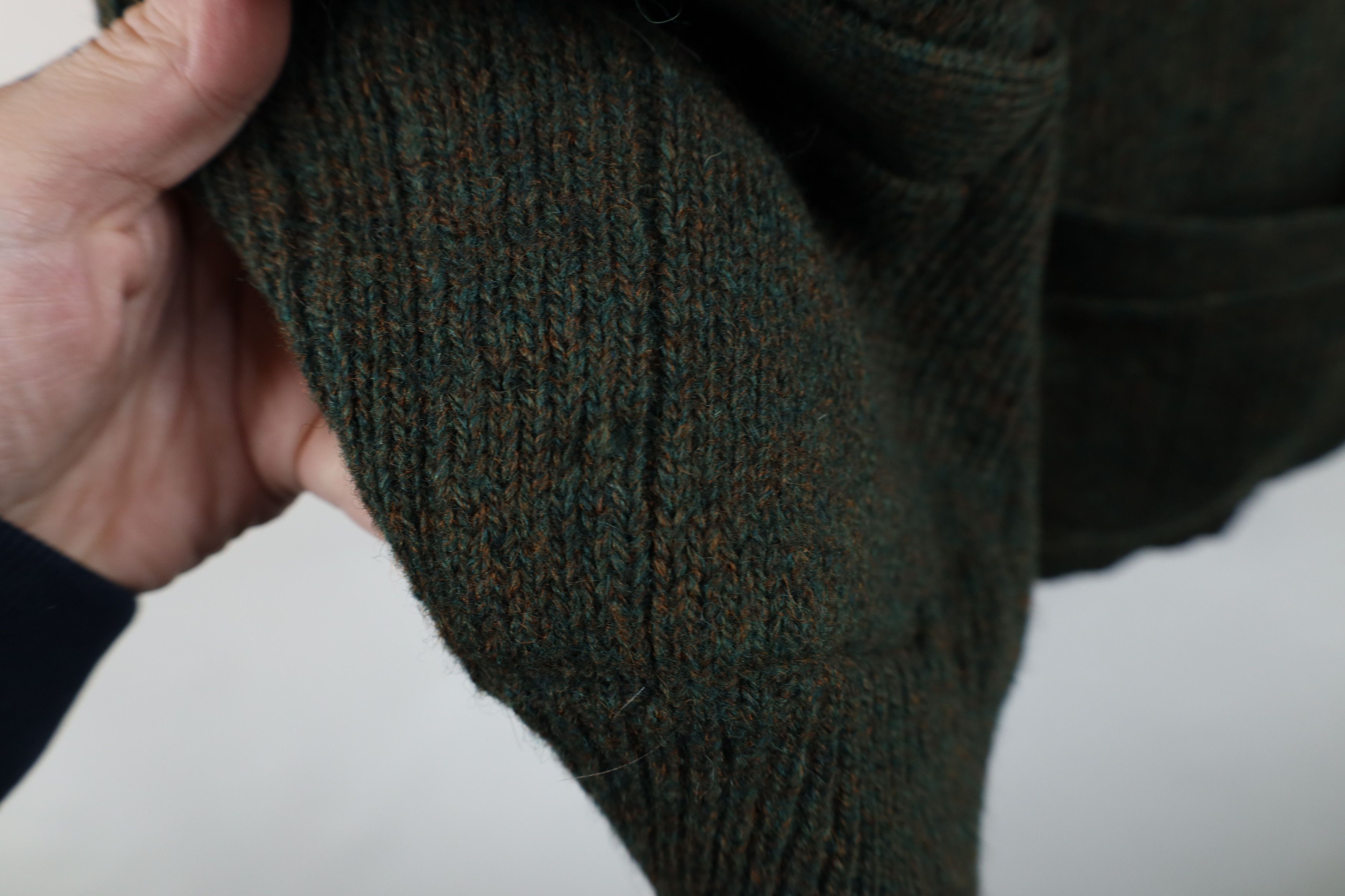 Vintage Vintage 90s Streetwear Ribbed Cardigan Sweater Vest Green Size US XL / EU 56 / 4 - 7 Thumbnail