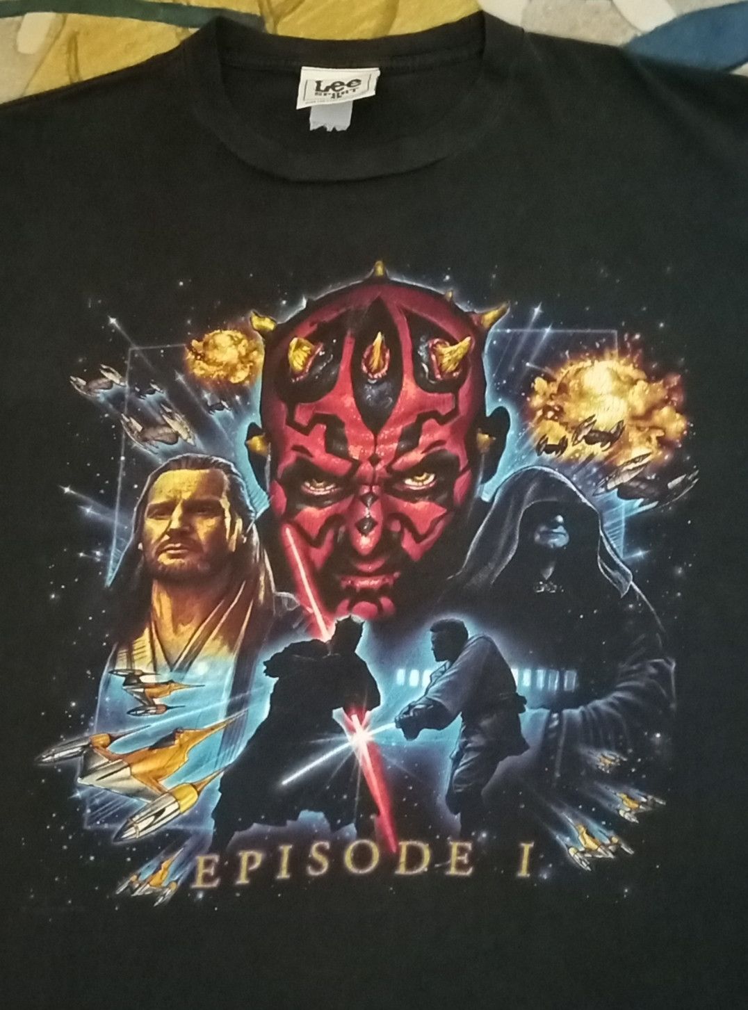 Star Wars × Vintage Vintage 90s Star Wars : Episode I – The Phantom Menace Movie Size US L / EU 52-54 / 3 - 19 Thumbnail