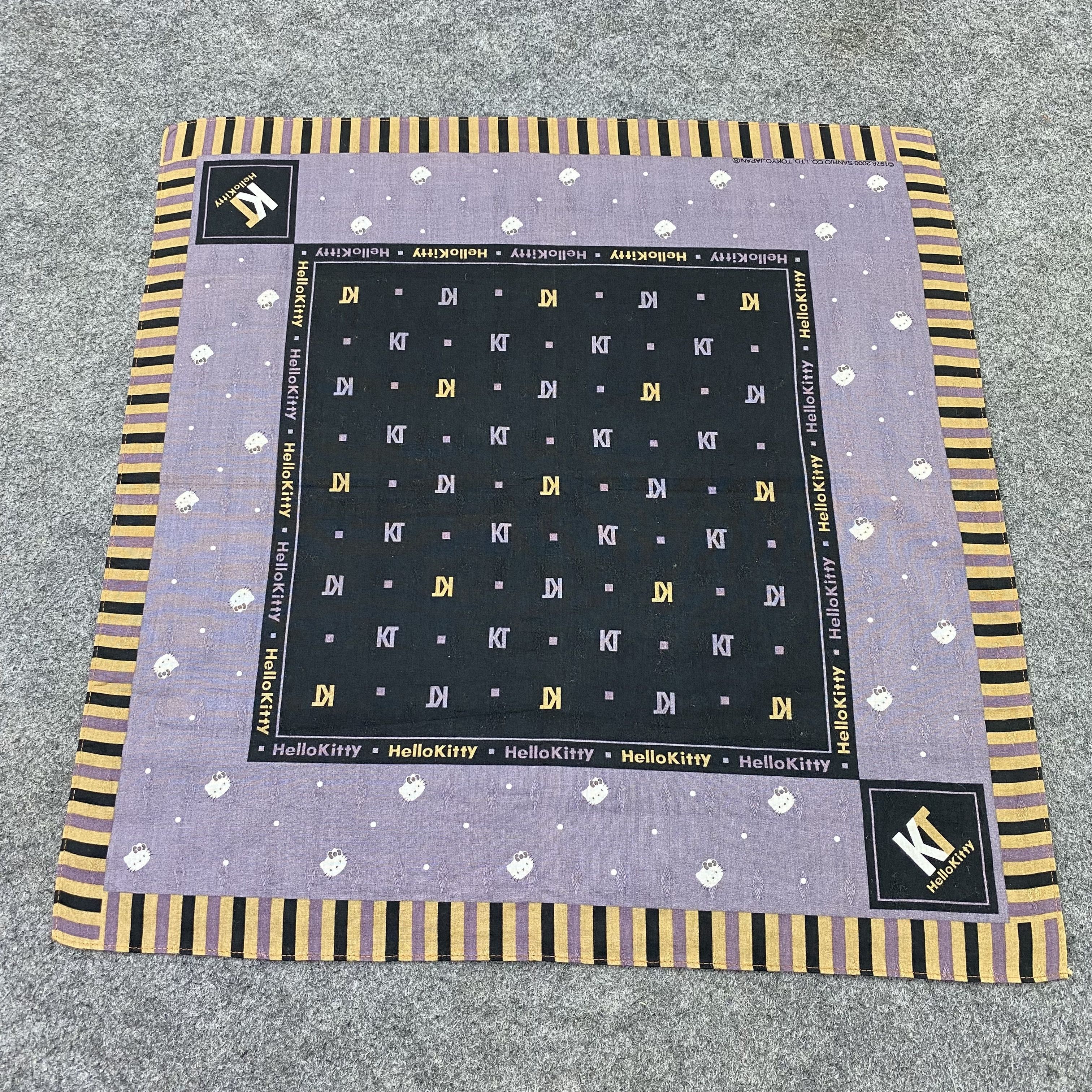 Anime Hello Kitty Handkerchief Neckerchief Pocketsquare-B1455 Size ONE SIZE - 3 Thumbnail